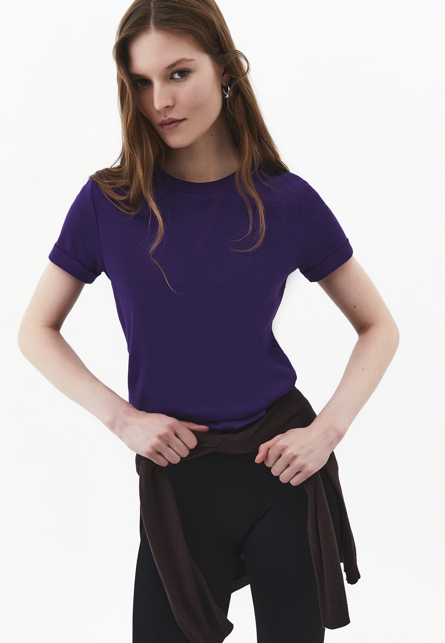 Women's Crew Neck Short Sleeve T-Shirt - ACAI