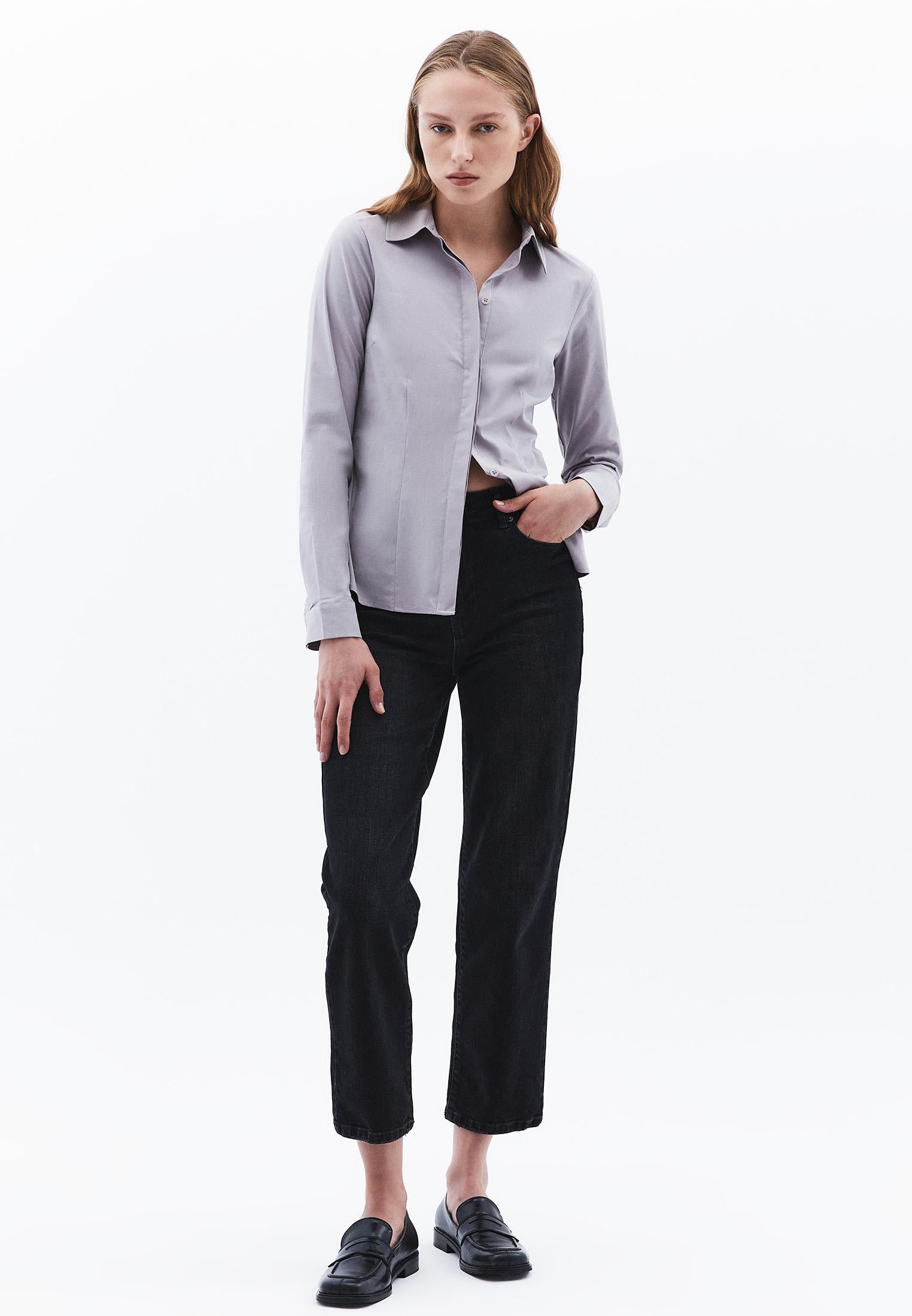 Woven Standard Long Sleeve Shirt - ALLOY
