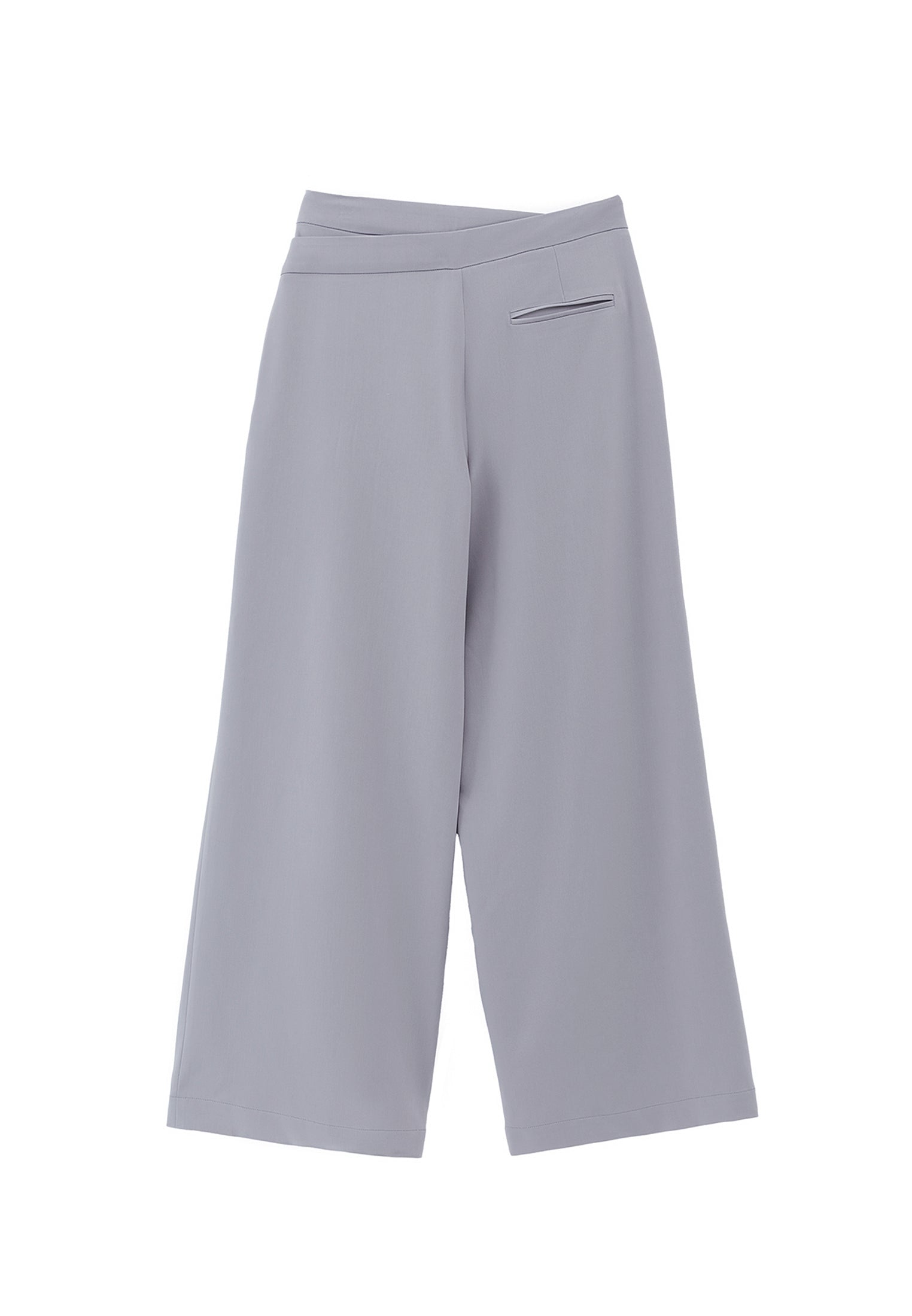 Wide Leg Trousers With Belt Detail - ALLOY