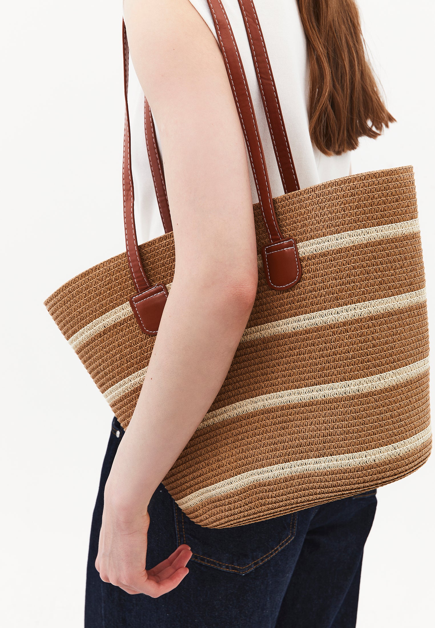 Functional Women Bag - ALMOND MILK