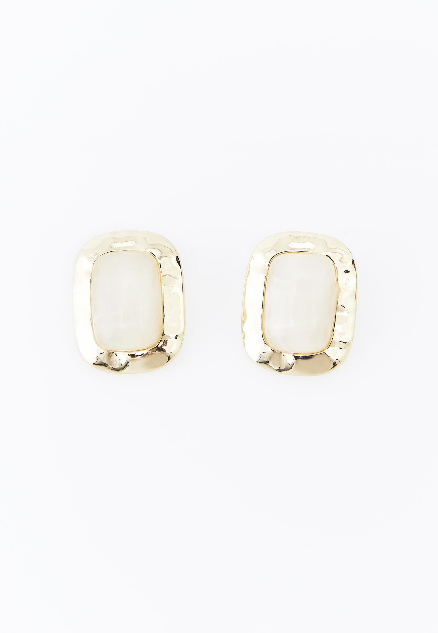 Elegant Women Earring - ALMOND MILK