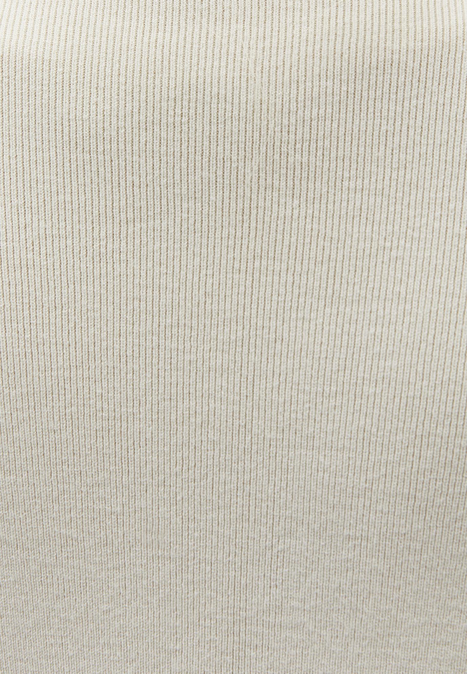 V Neck Loose Knit Cardigan - ALMOND MILK