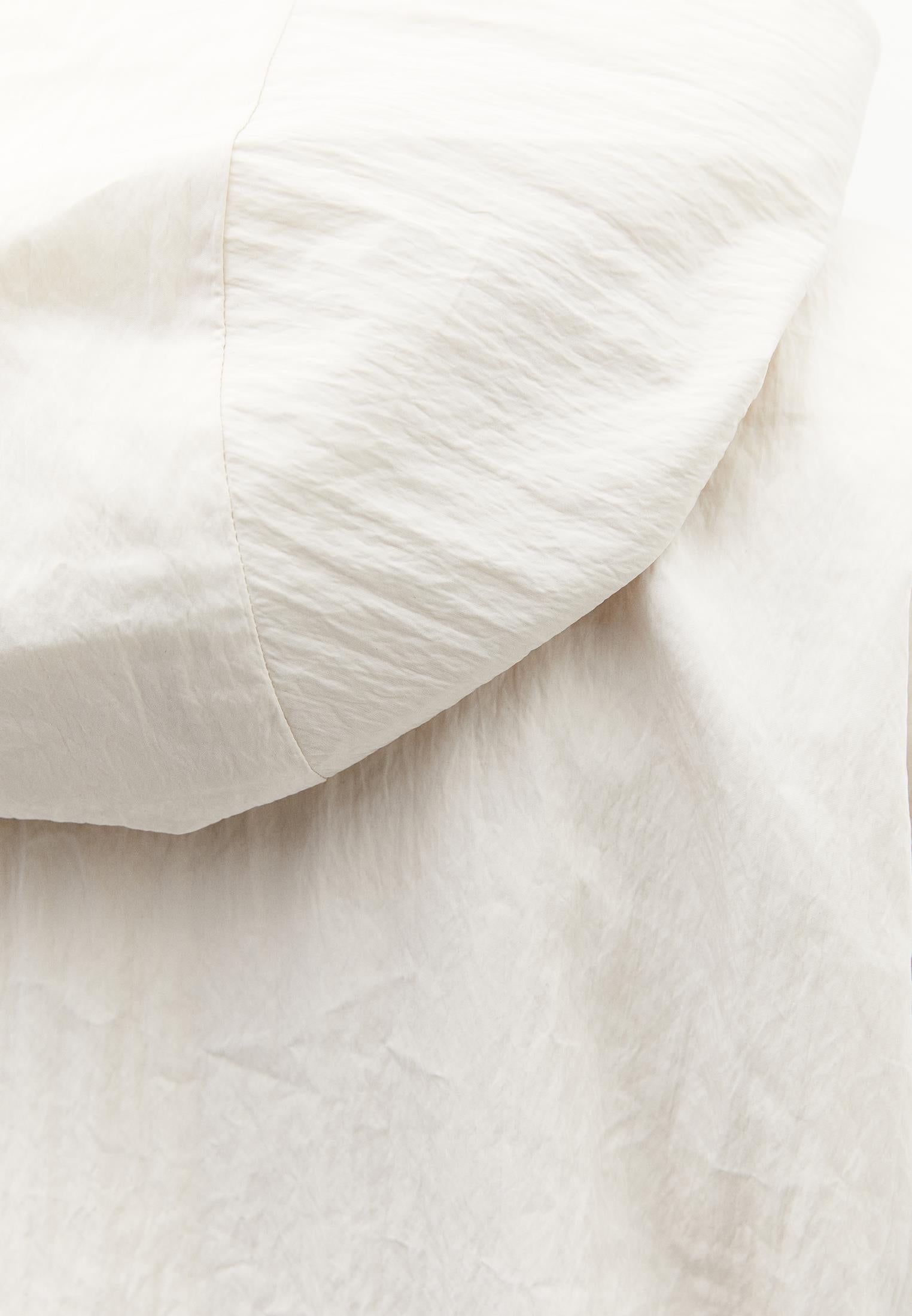 Hooded Jacket With Multiple Pocket Details - ALMOND MILK