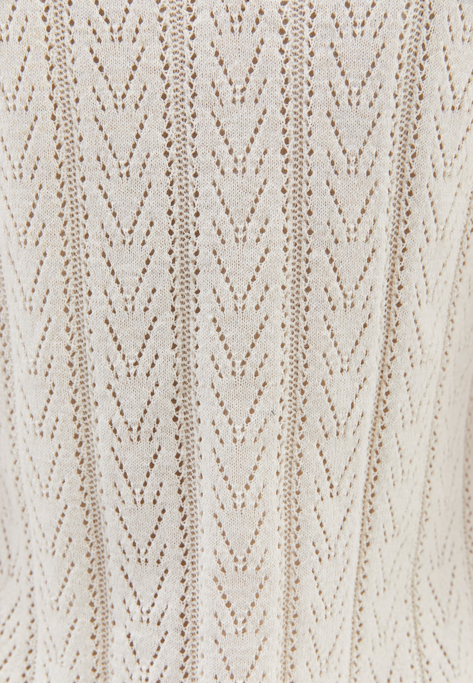 Long Dress With Ruffle Details - ALMOND MILK