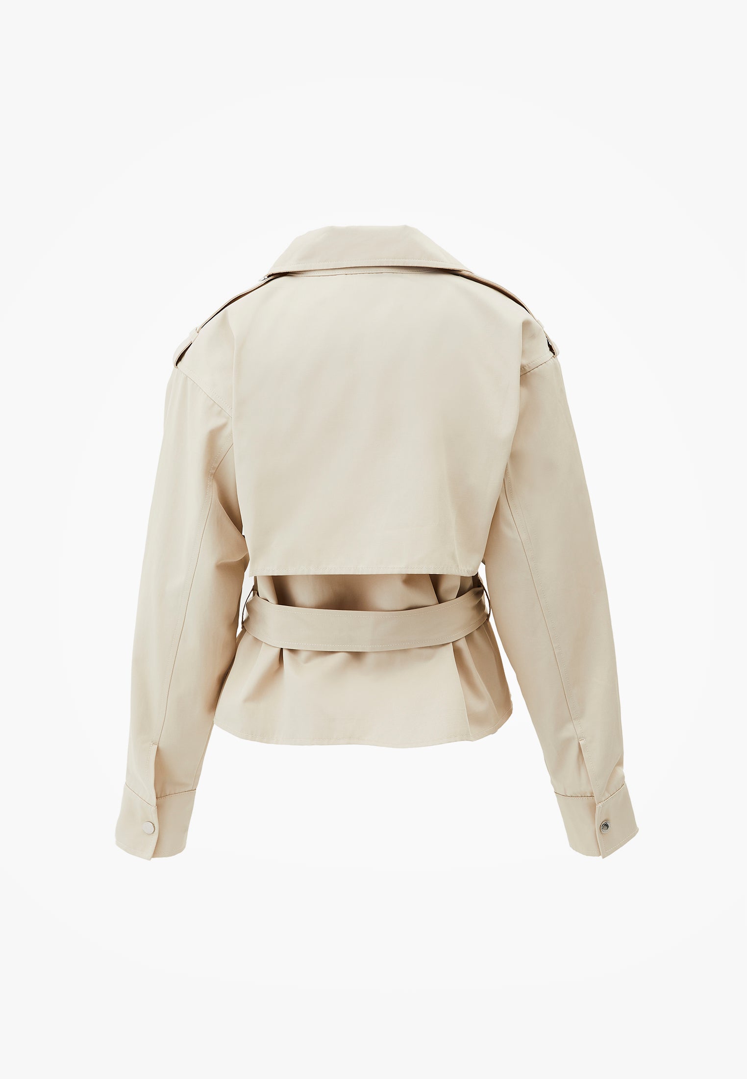 Oversize Trenchcoat - ALMOND MILK