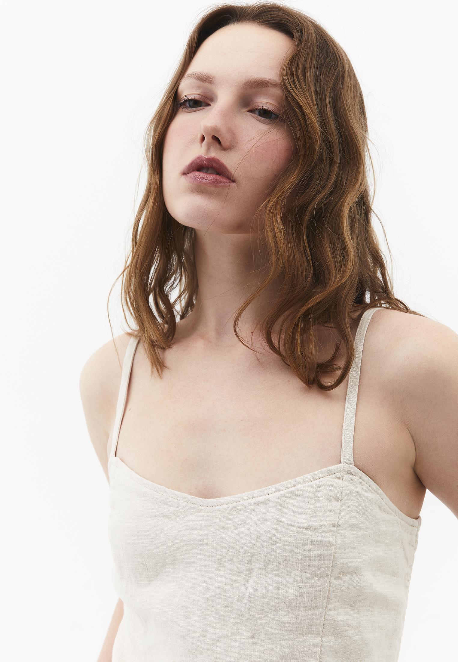 Short Jumpsuit With V-Neck And Belt Detail - ANCIENT SCROLL