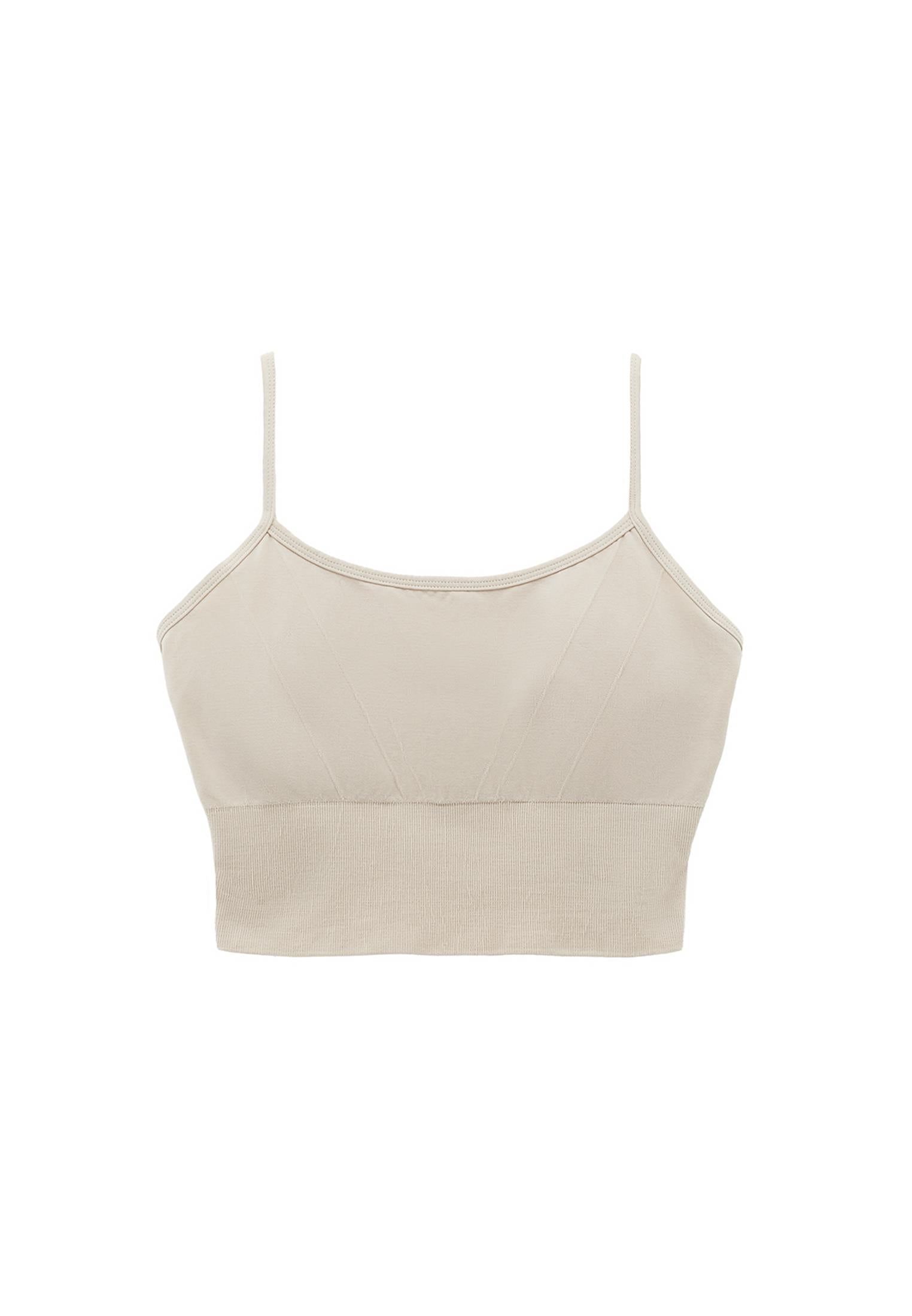 Seamless U Neck Crop Top - ANCIENT SCROLL