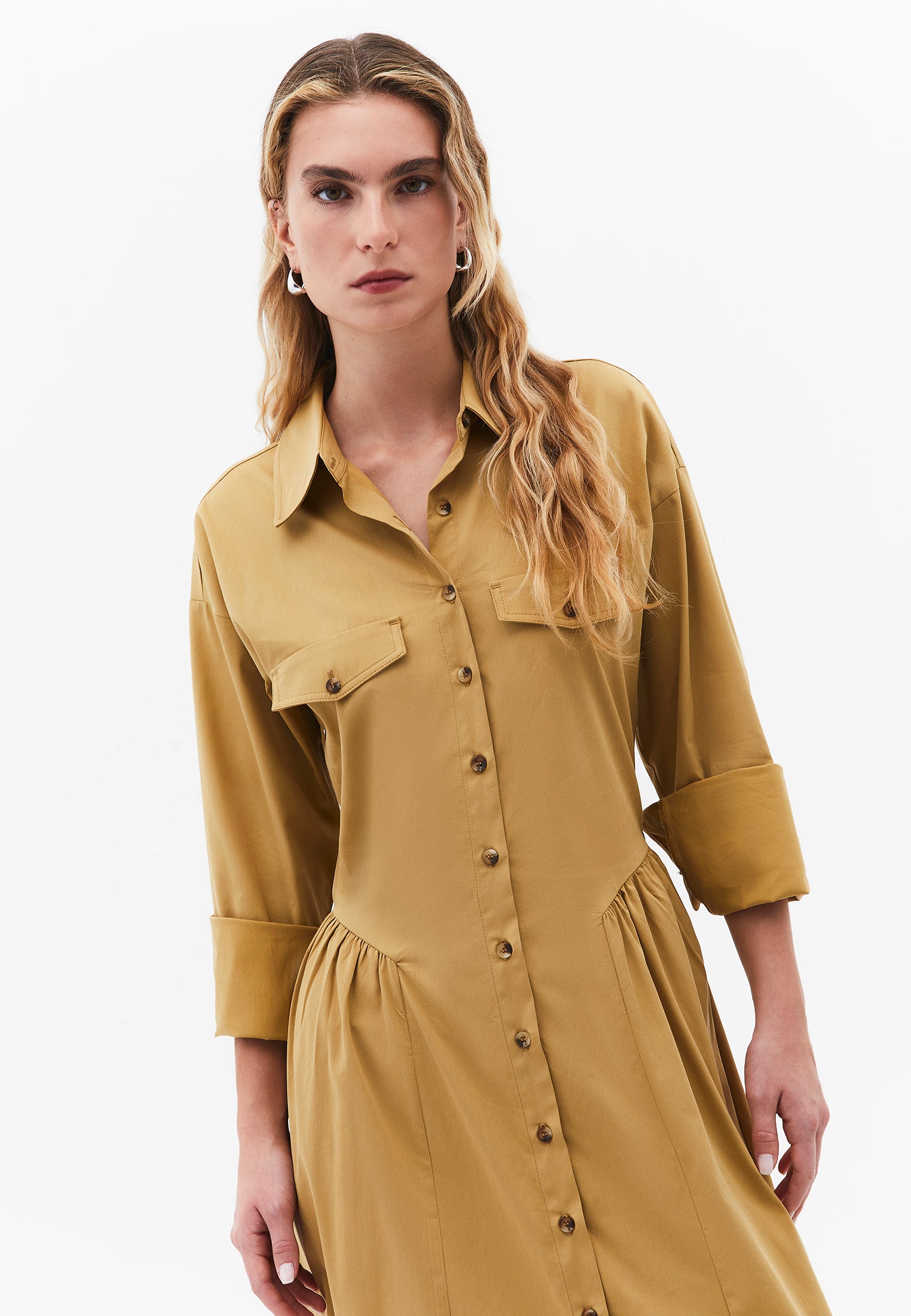 A-Line Long Dress - ANTELOPE