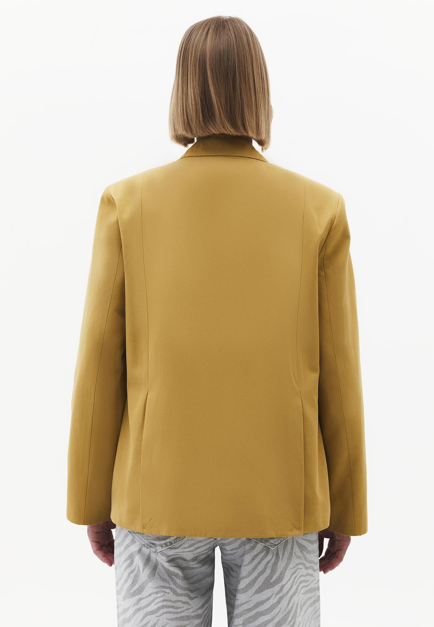 Oversize Double Breasted Blazer Jacket - ANTELOPE