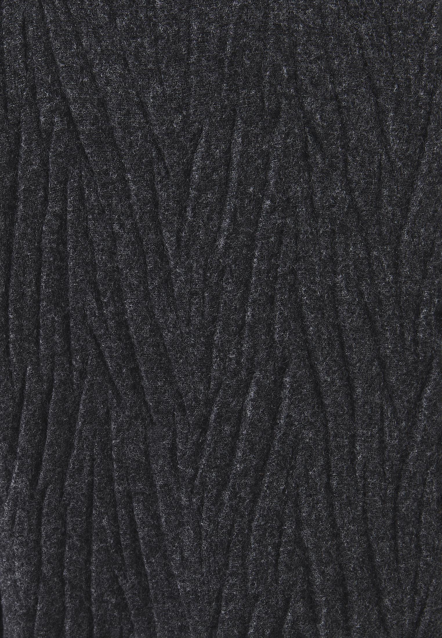 Sweater With Pleat Details - ANTHRA MELANGE