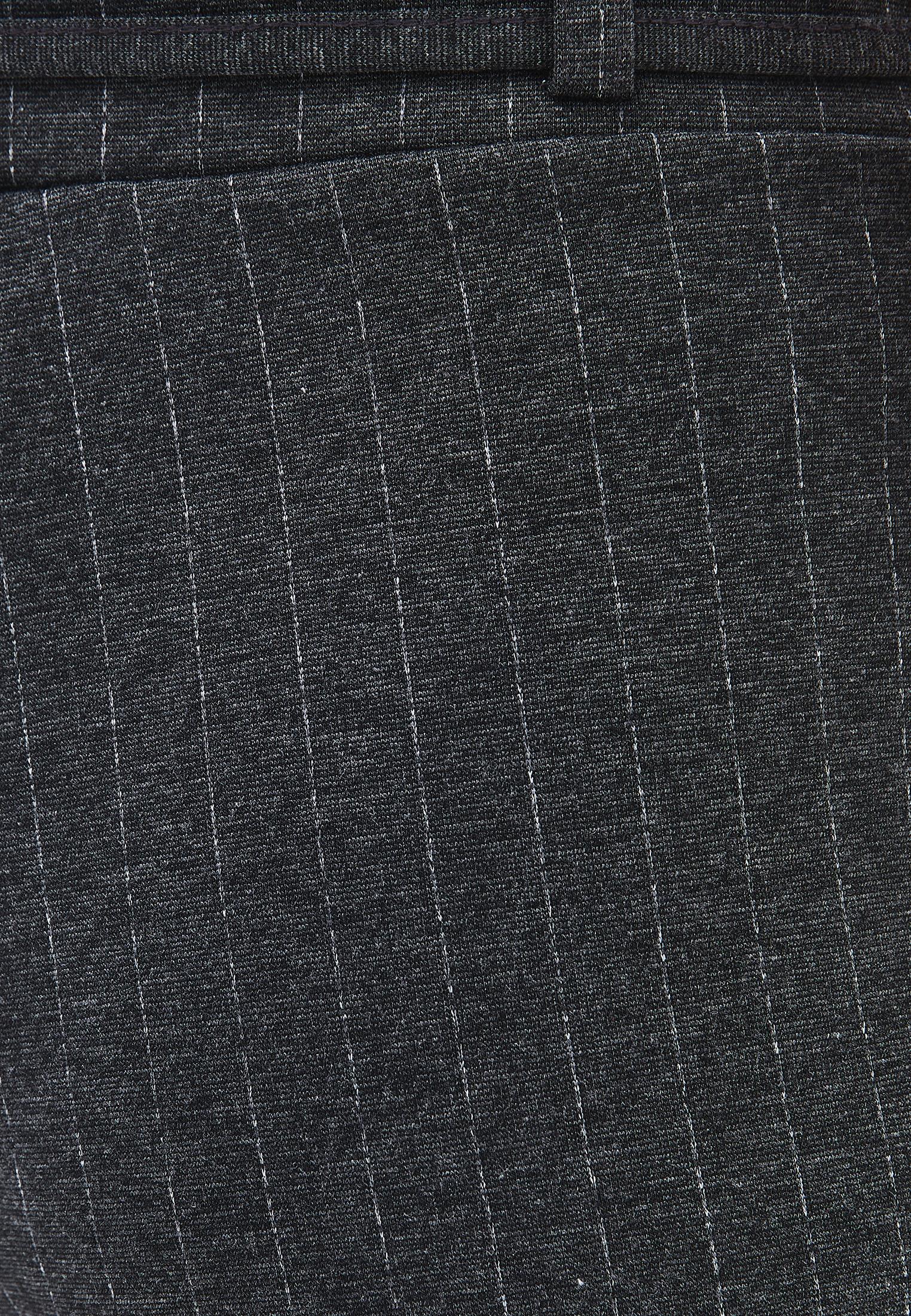 Straight Leg Viscose Pants - ANTHRA MELANGE