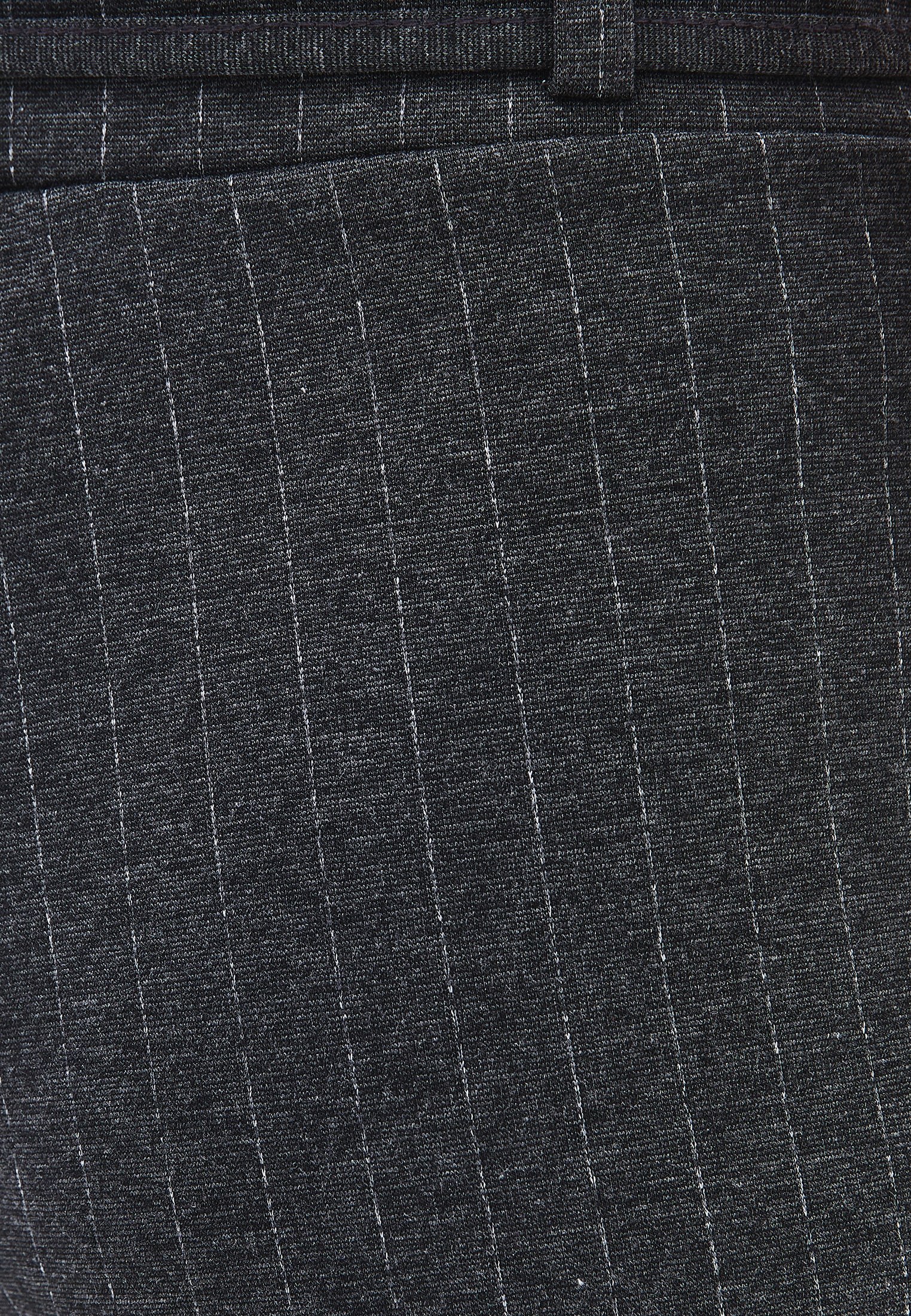 Straight Leg Viscose Pants - ANTHRA MELANGE