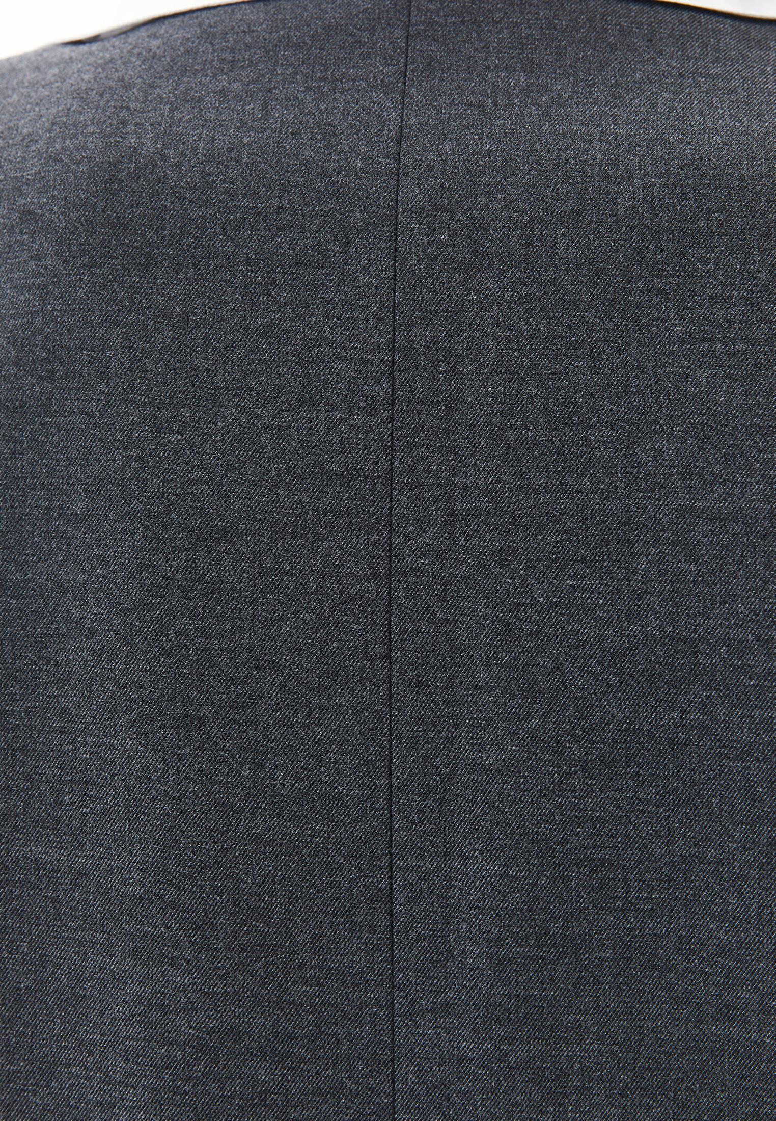 V Neck Button Detailed Oversize Vest - ANTHRA MELANGE