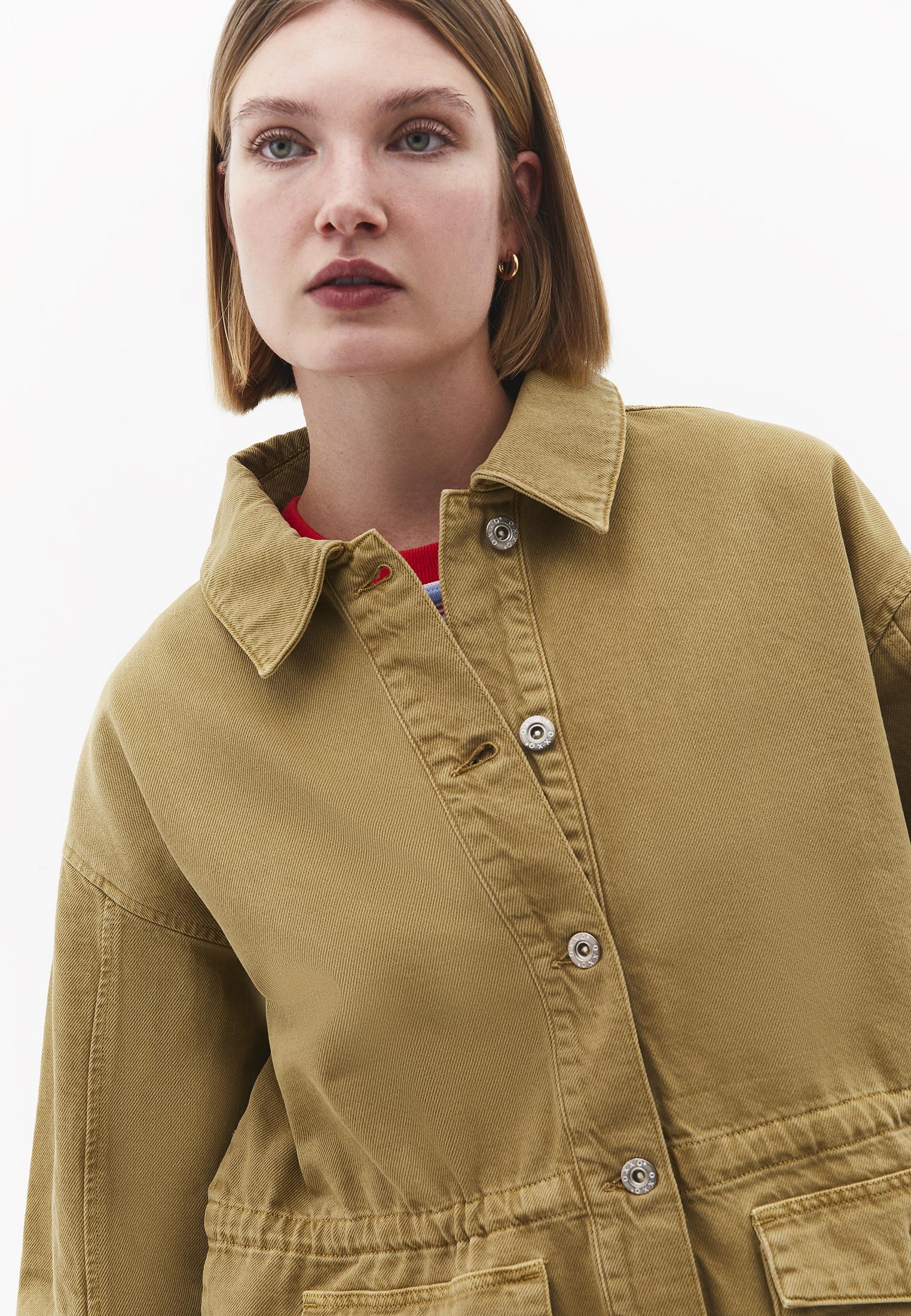 Loose Fit Pocket Detailed Long Sleeve Jacket - ANTIK ANTELOPE