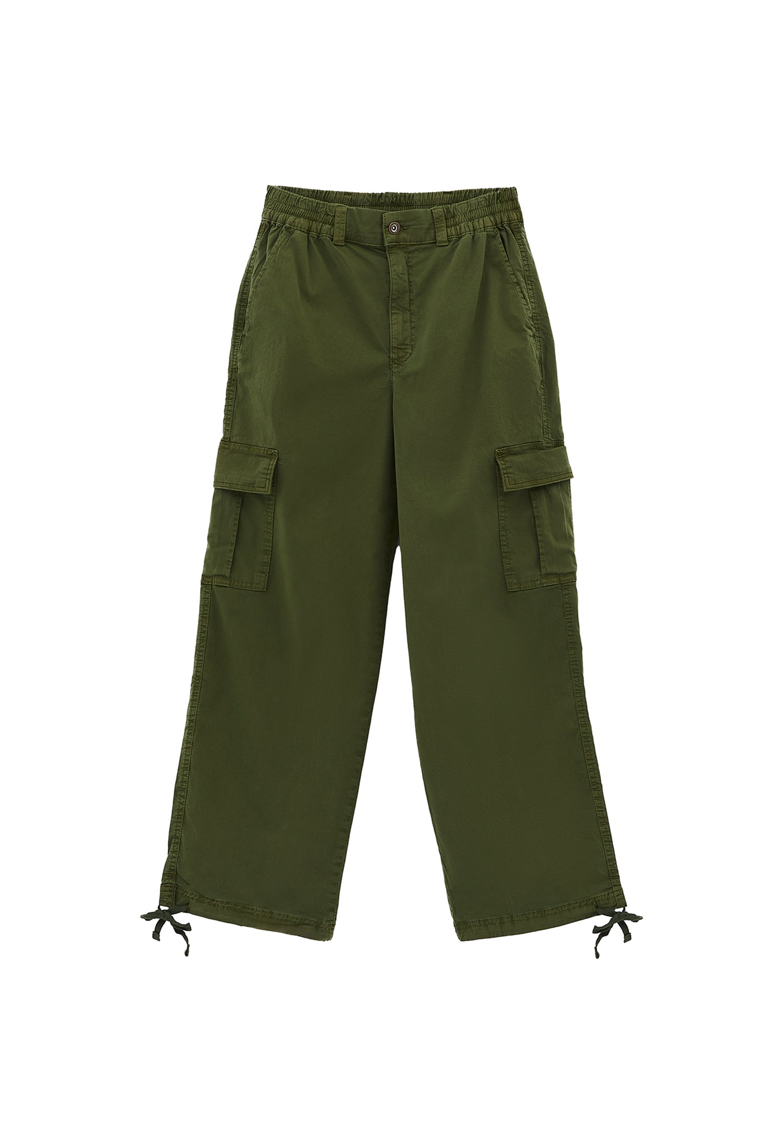 Jogger Pants With Belt Detail - ANTIK CHIVE