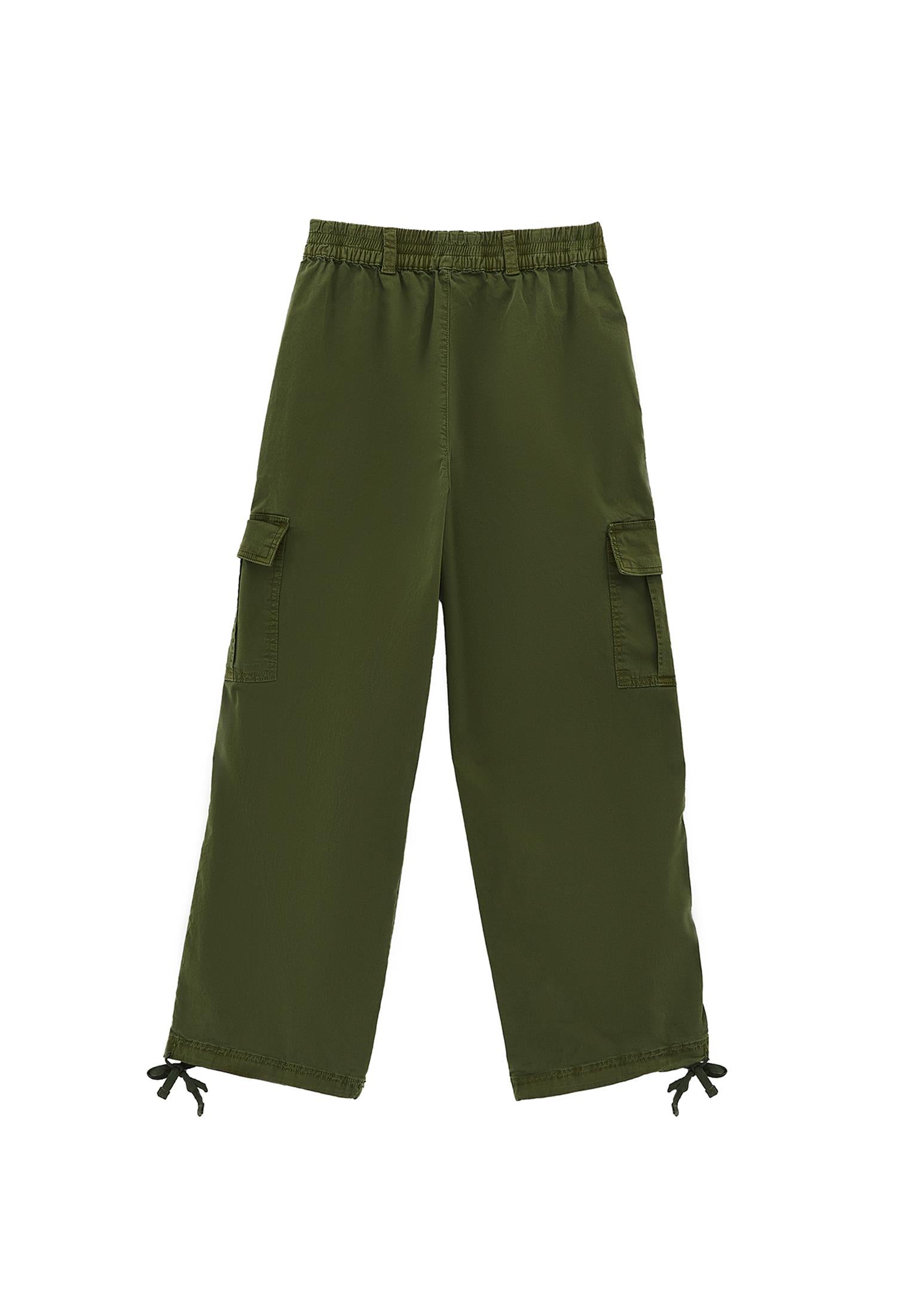 Jogger Pants With Belt Detail - ANTIK CHIVE