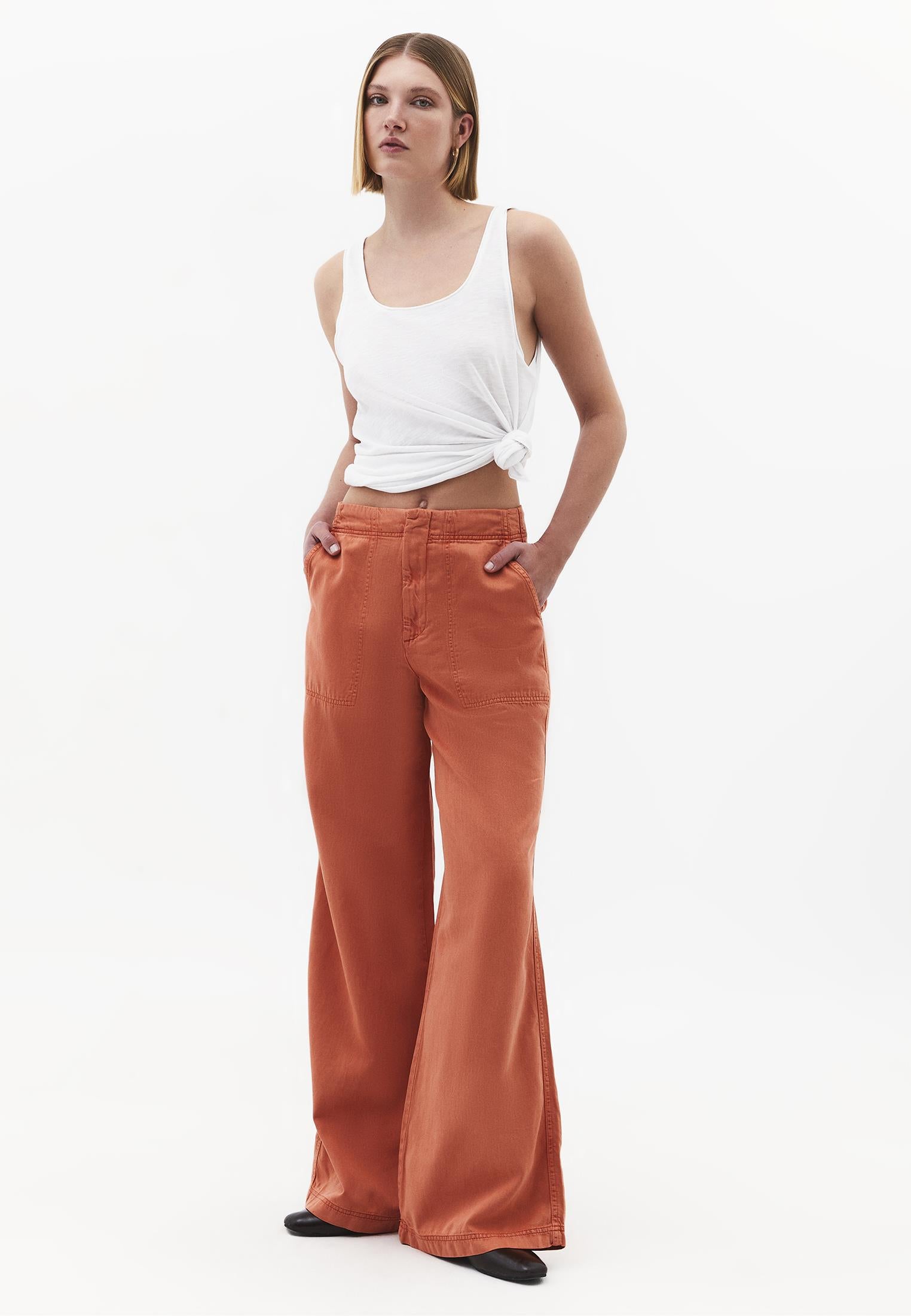 Wide Leg Trousers - ANTIK CRABAPPLE