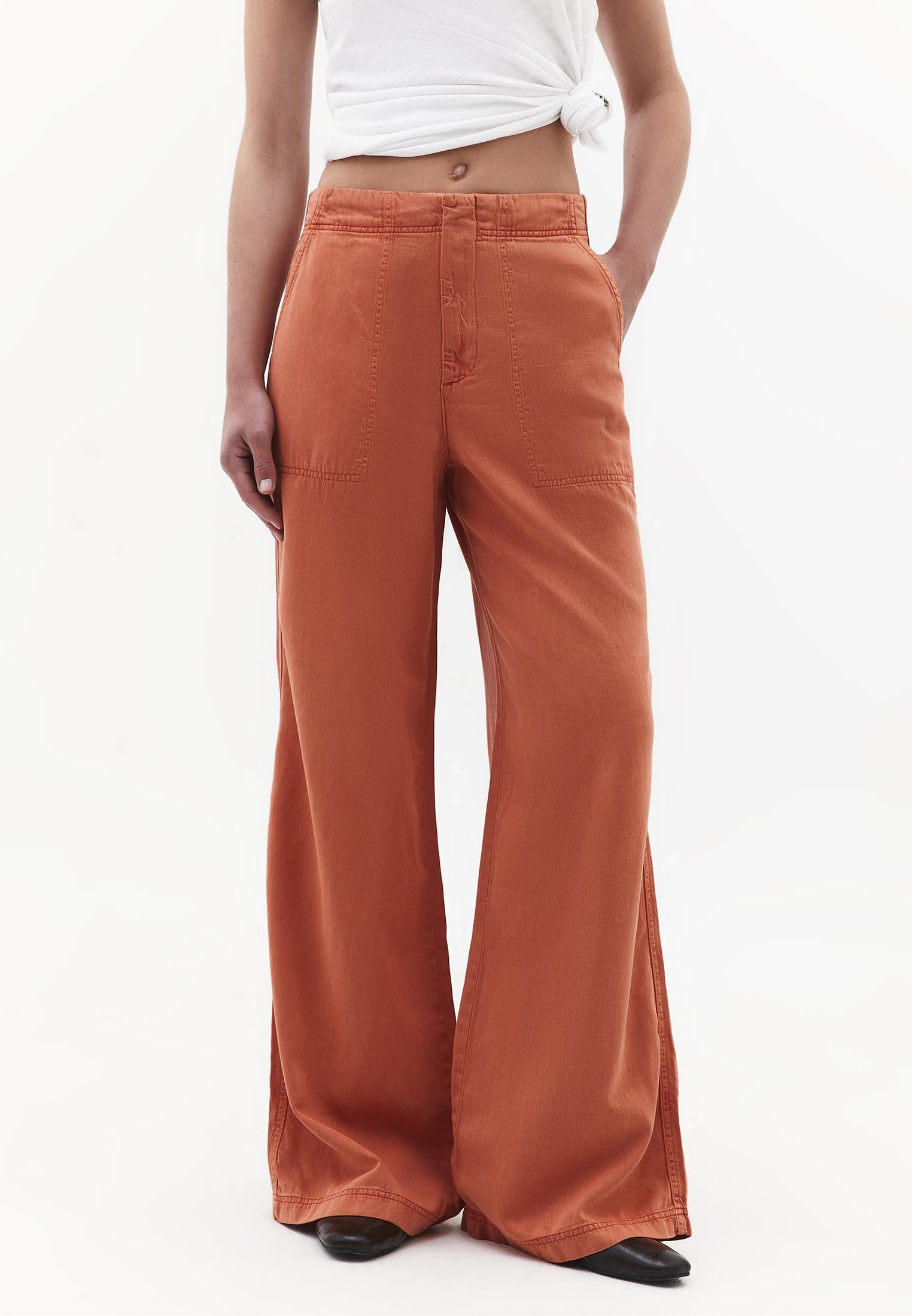 Wide Leg Trousers - ANTIK CRABAPPLE