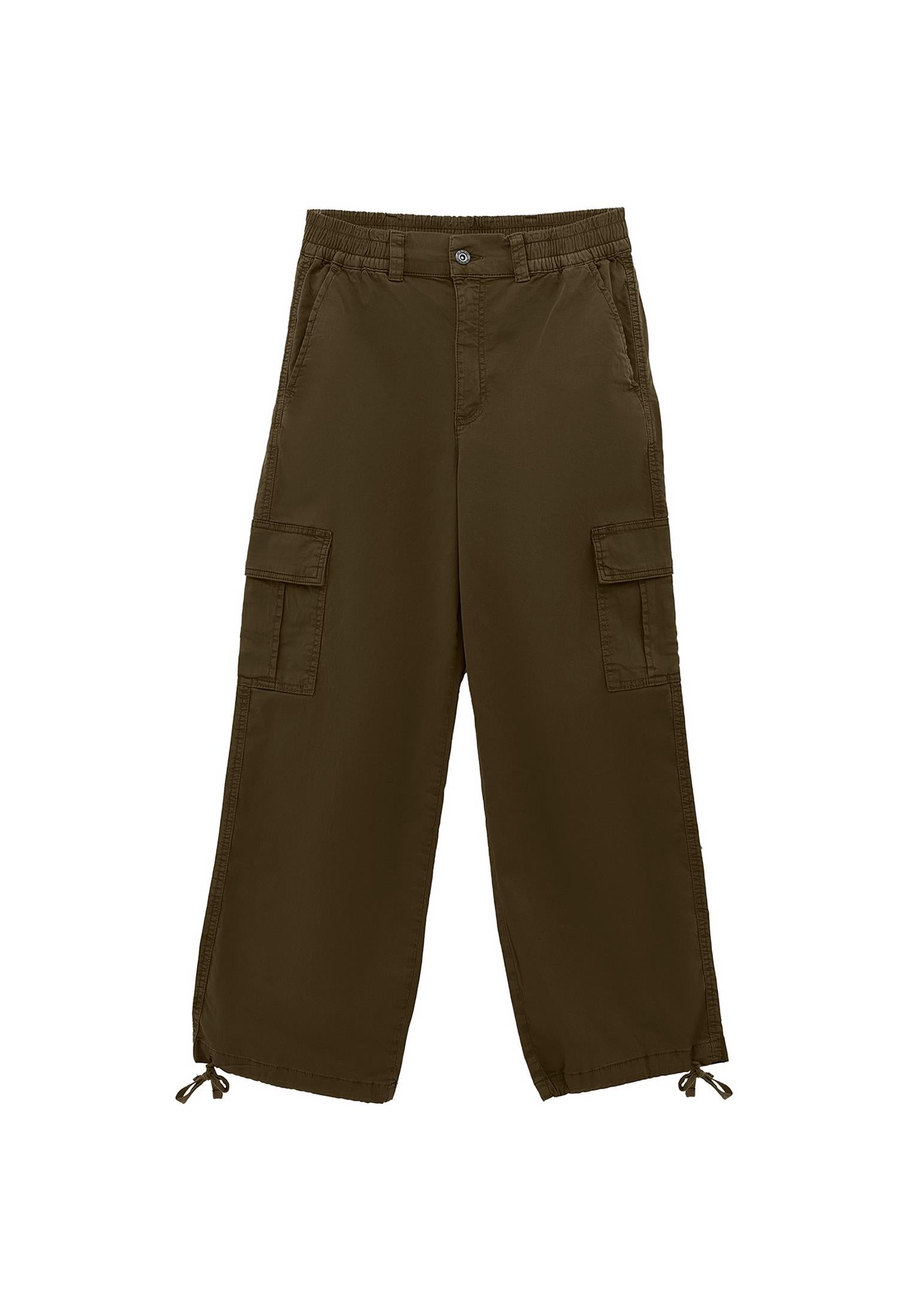 Jogger High Waist Belted Detail Pants - ANTIK DARK OLIVE