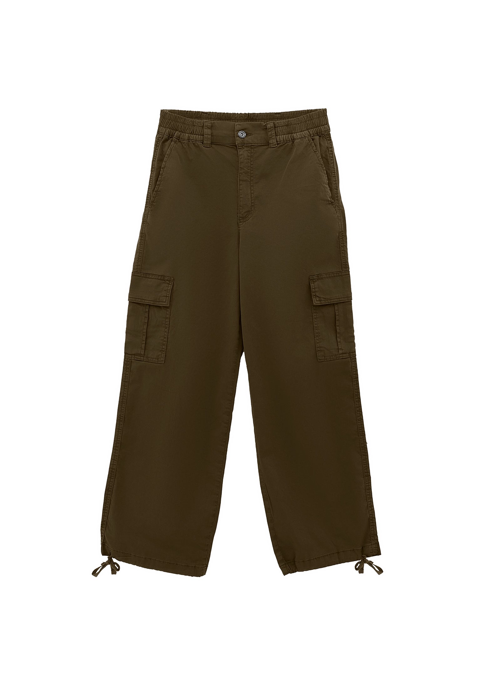 Jogger High Waist Belted Detail Pants - ANTIK DARK OLIVE