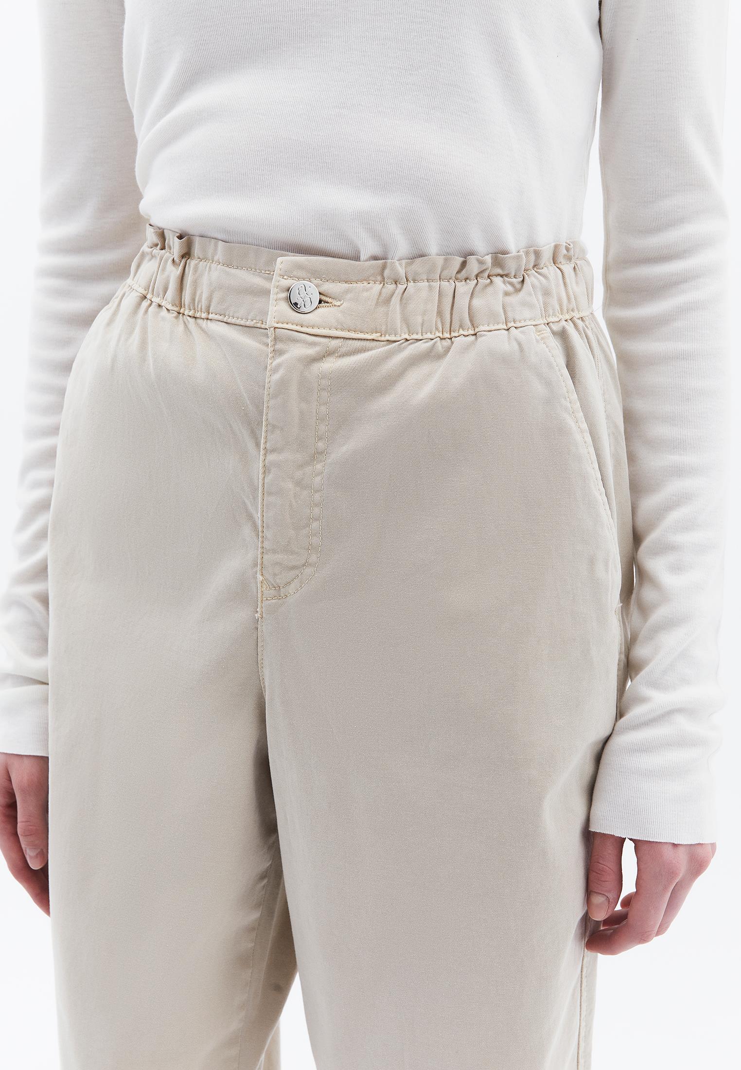 High Waist Carrot Pants - ANTIK FEATHER GRAY