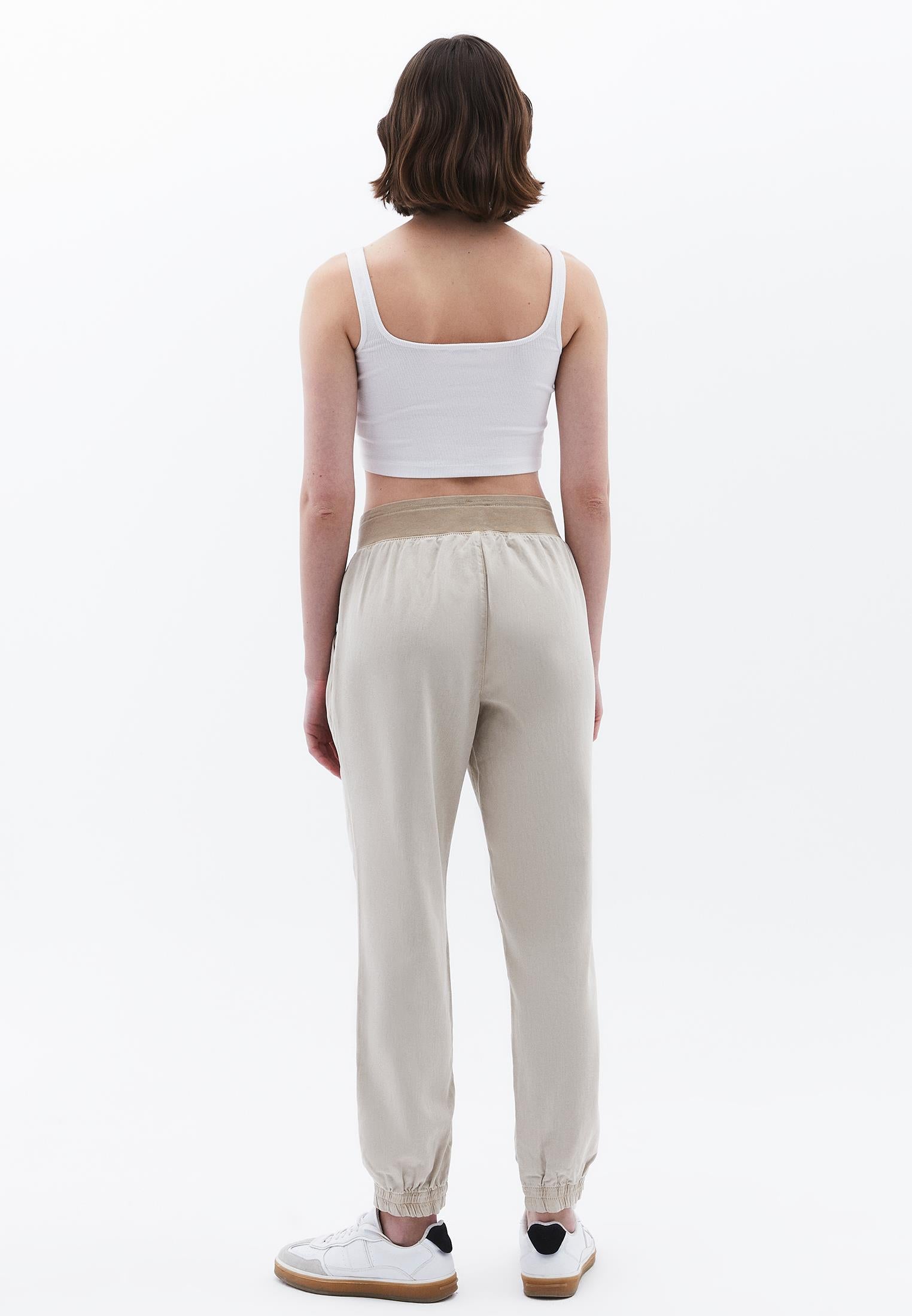 Jogger Regular Waist Pants - ANTIK FEATHER GRAY