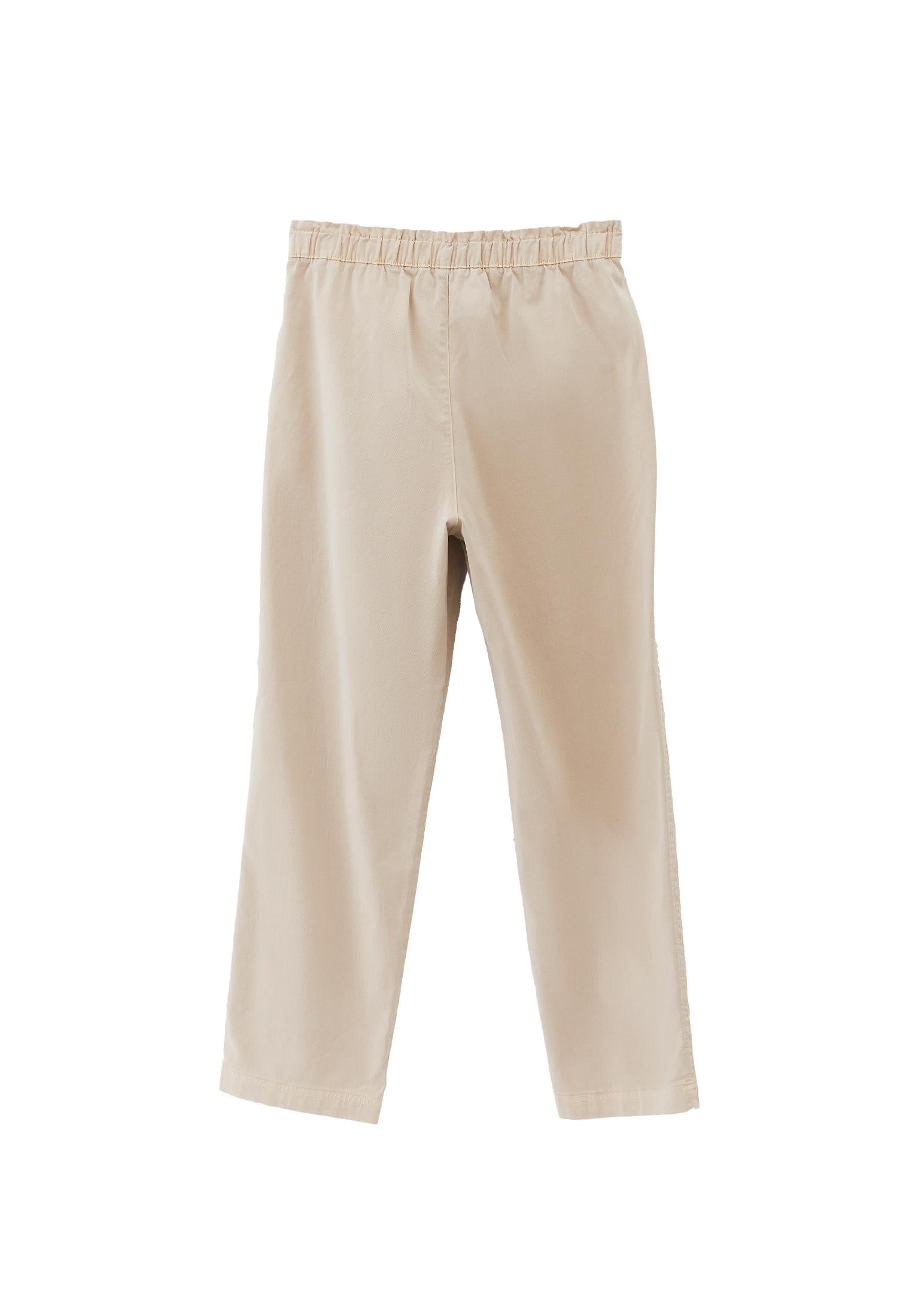 High Waist Carrot Pants - ANTIK FEATHER GRAY
