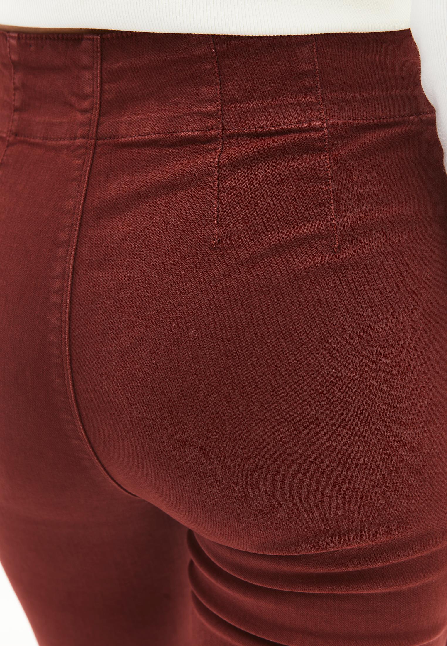 Standard Length Ultra High Waist Flared Pants - ANTIK FIRED BRICK