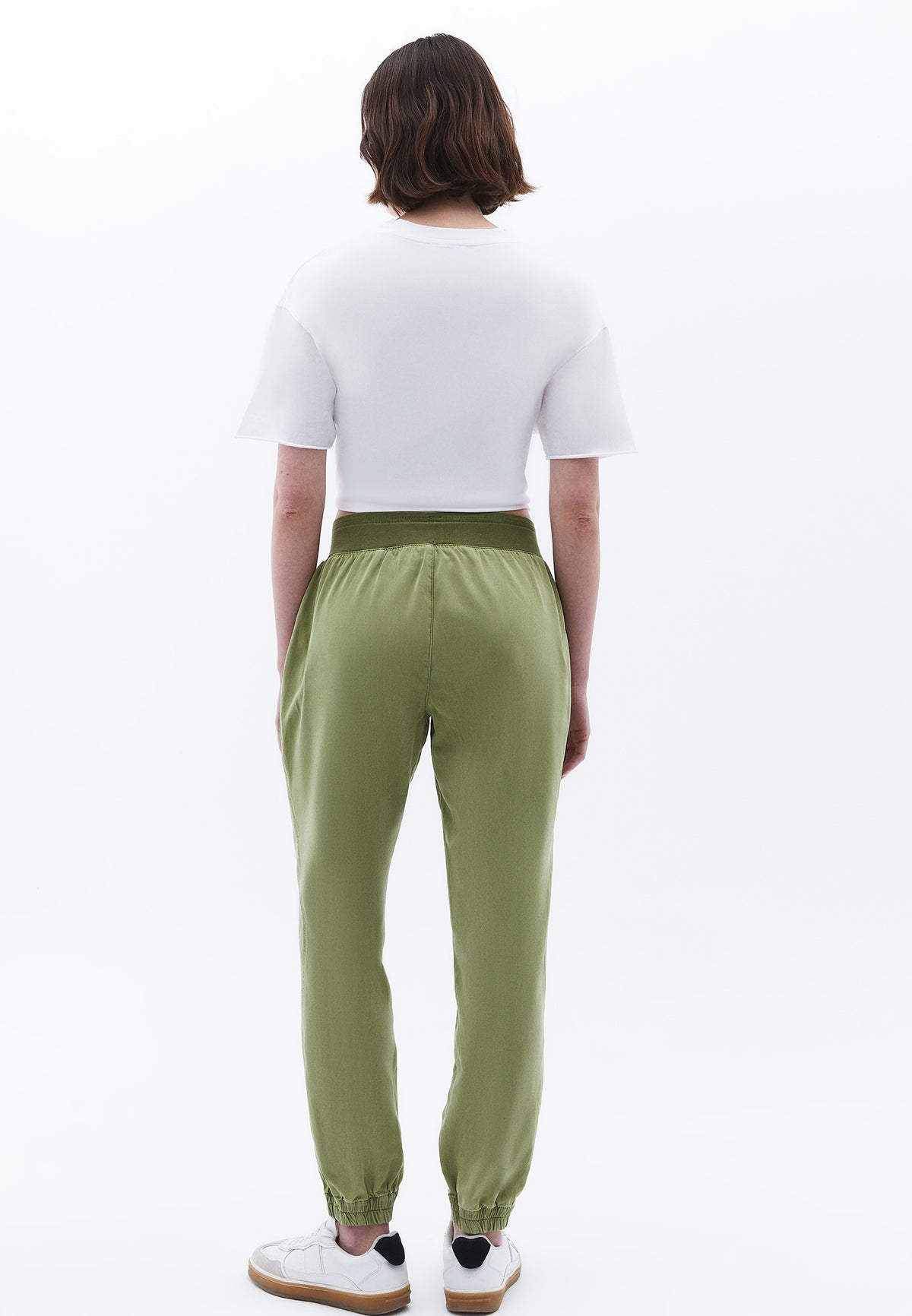 Jogger Regular Waist Pants - ANTIK GREEN OLIVE
