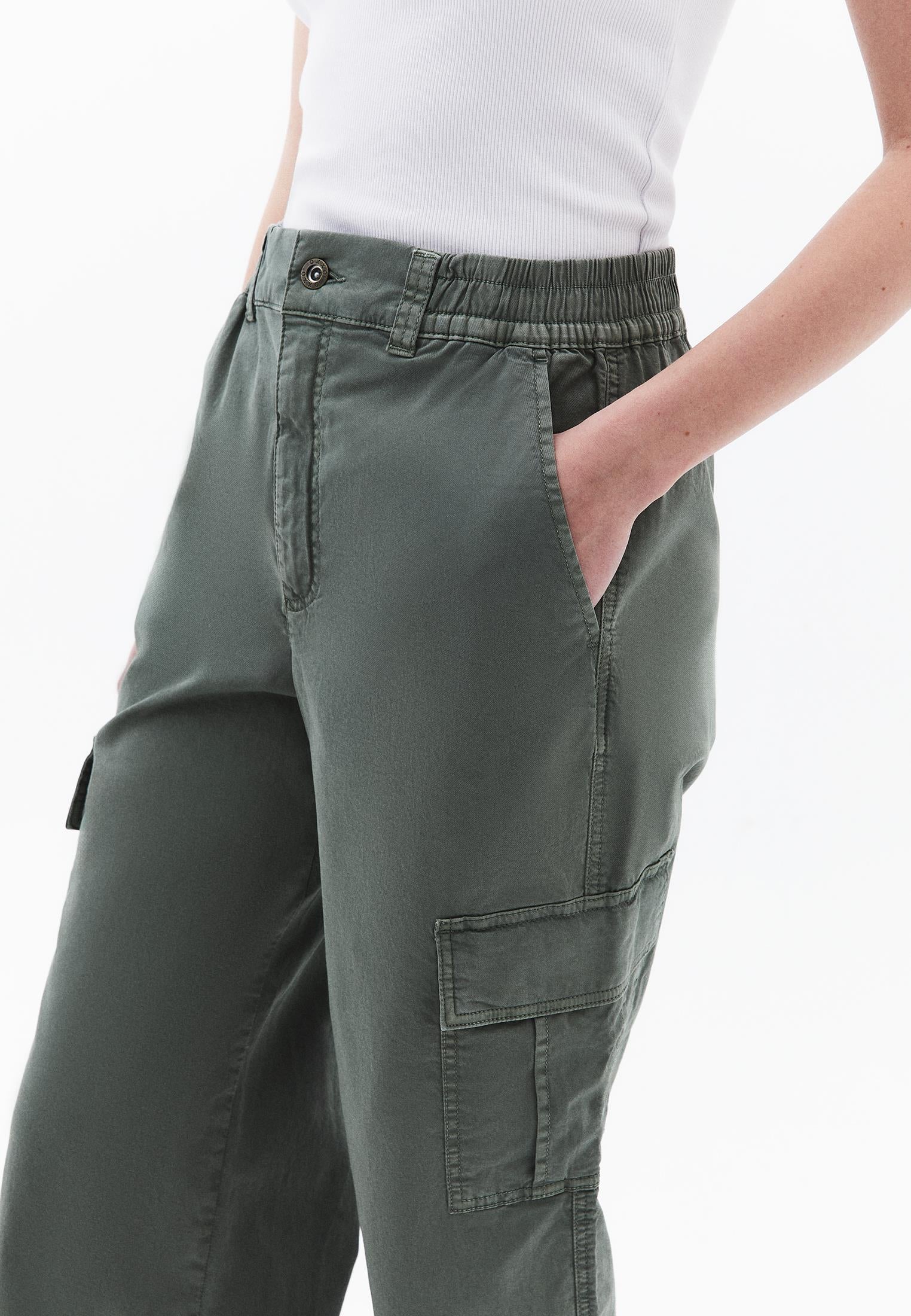 Jogger Pants With Belt Detail - ANTIK LAUREL WREATH