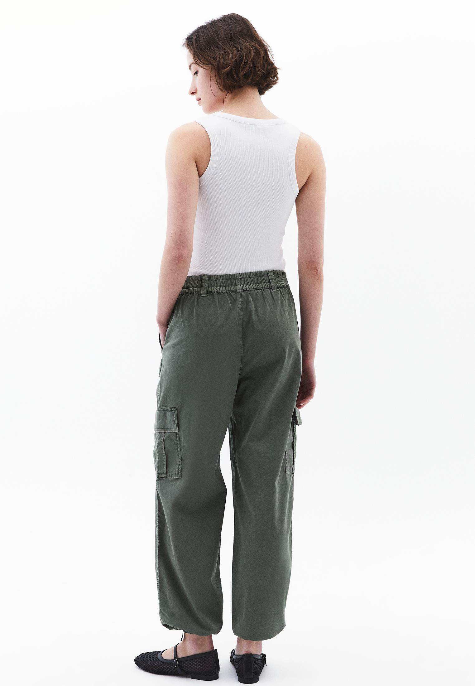 Jogger Pants With Belt Detail - ANTIK LAUREL WREATH
