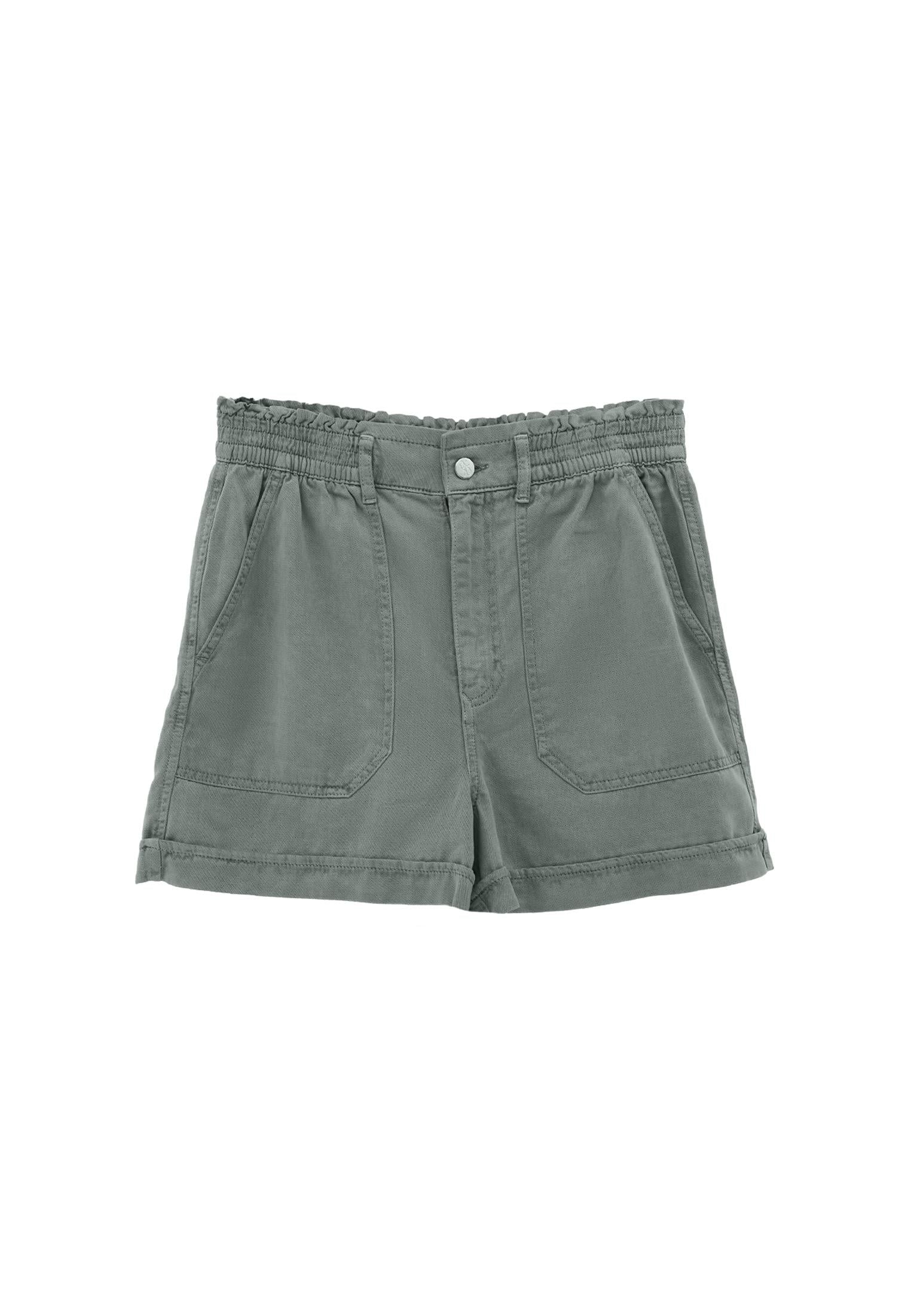 High Waist Short Shorts - ANTIK LILY PAD
