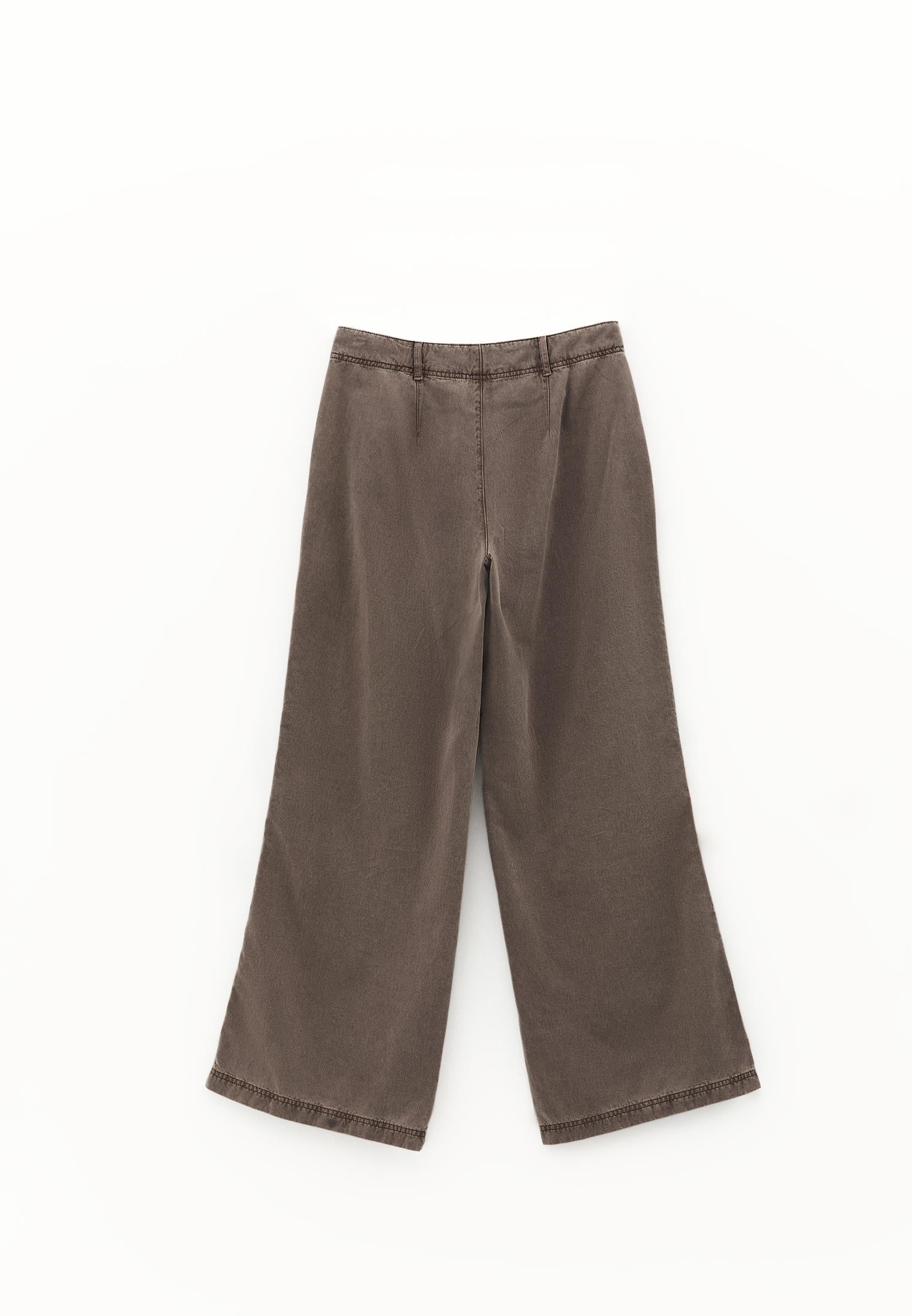 Wide Leg High Waist Pants - ANTIK MOON ROCK