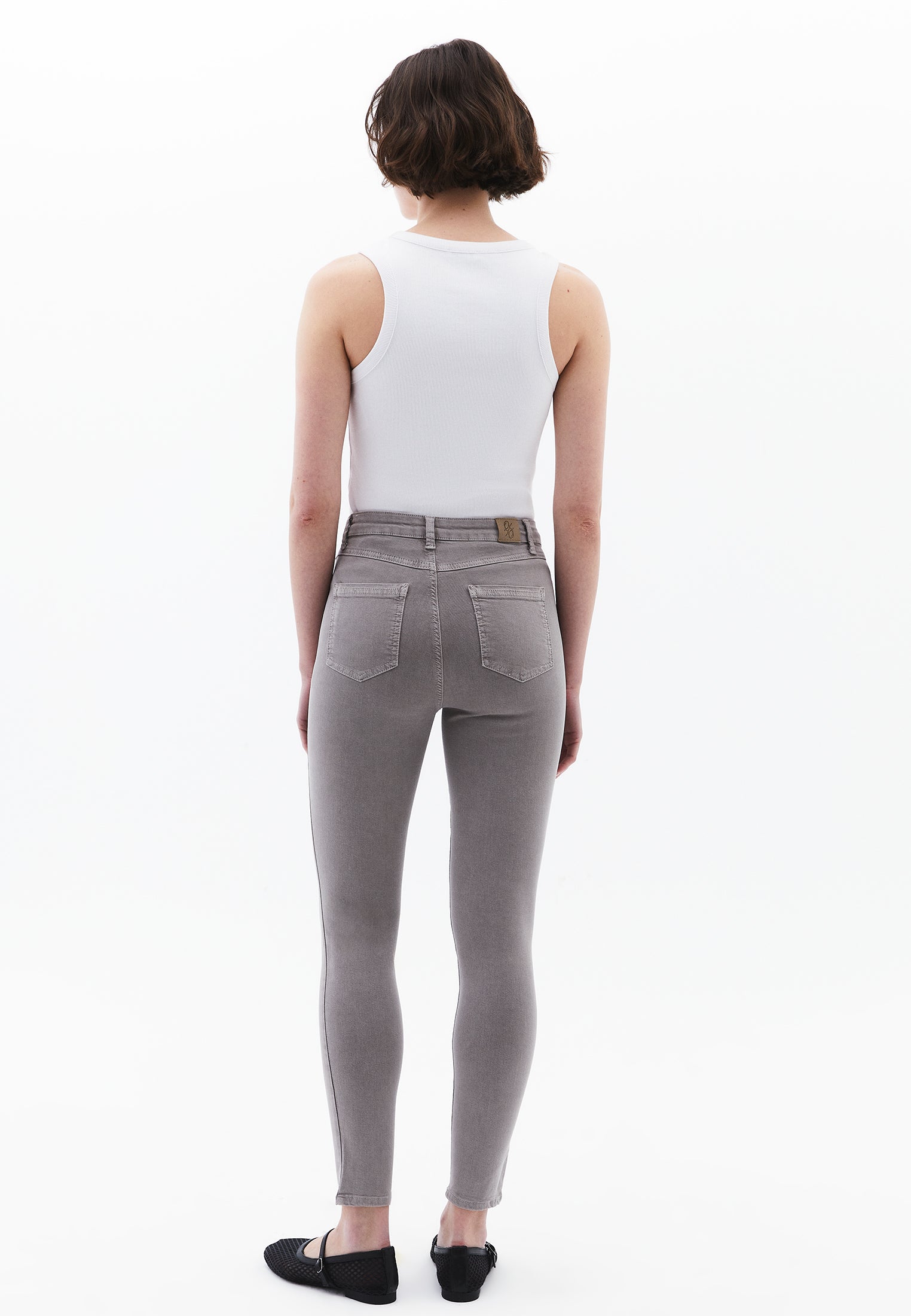 High Waist Skinny Standard Trousers - ANTIK ROCK RIDGE