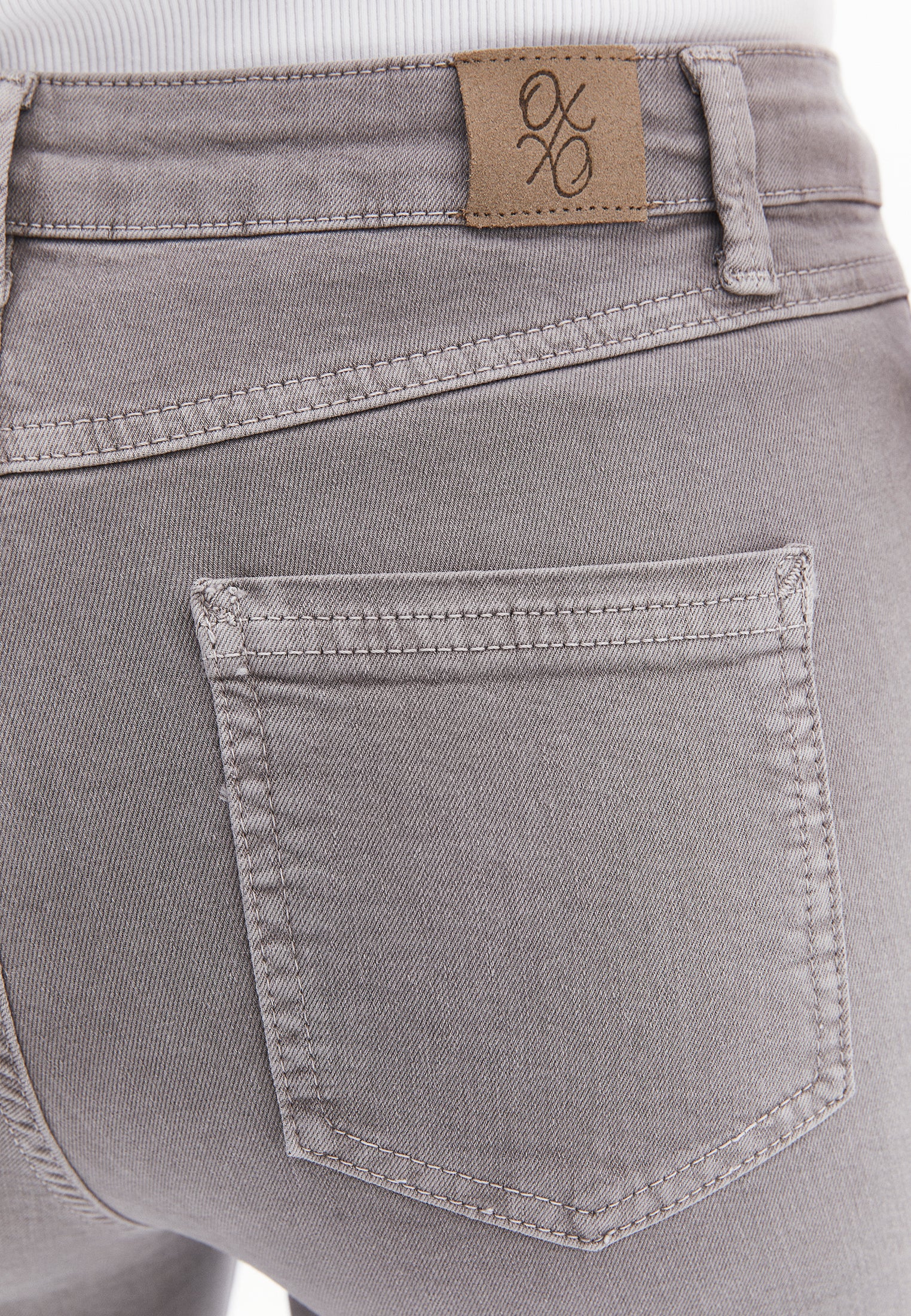 High Waist Skinny Standard Trousers - ANTIK ROCK RIDGE