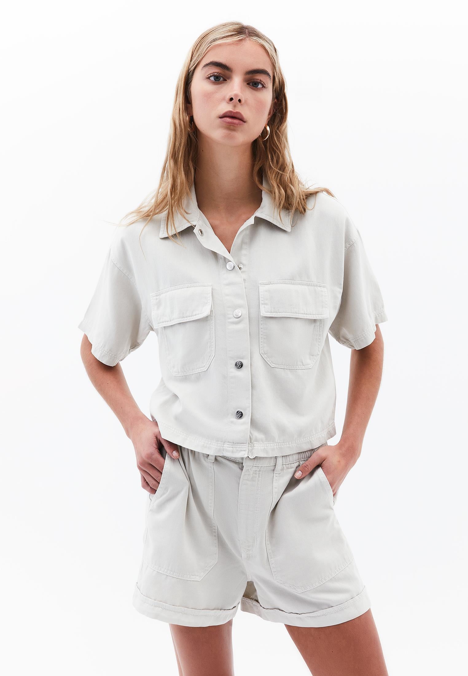 Oversize Shirt - ANTIK SILVER BIRCH