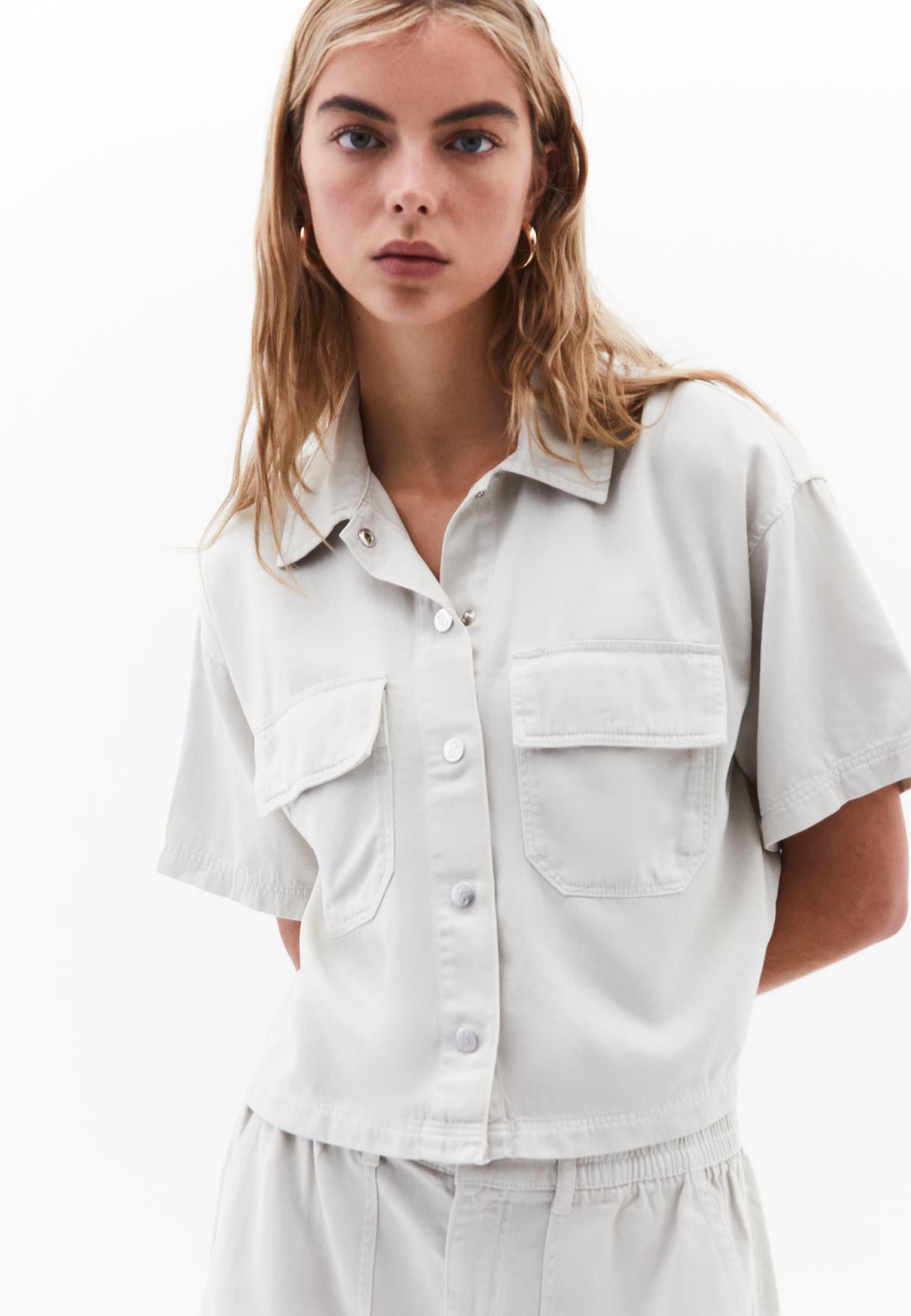 Oversize Shirt - ANTIK SILVER BIRCH