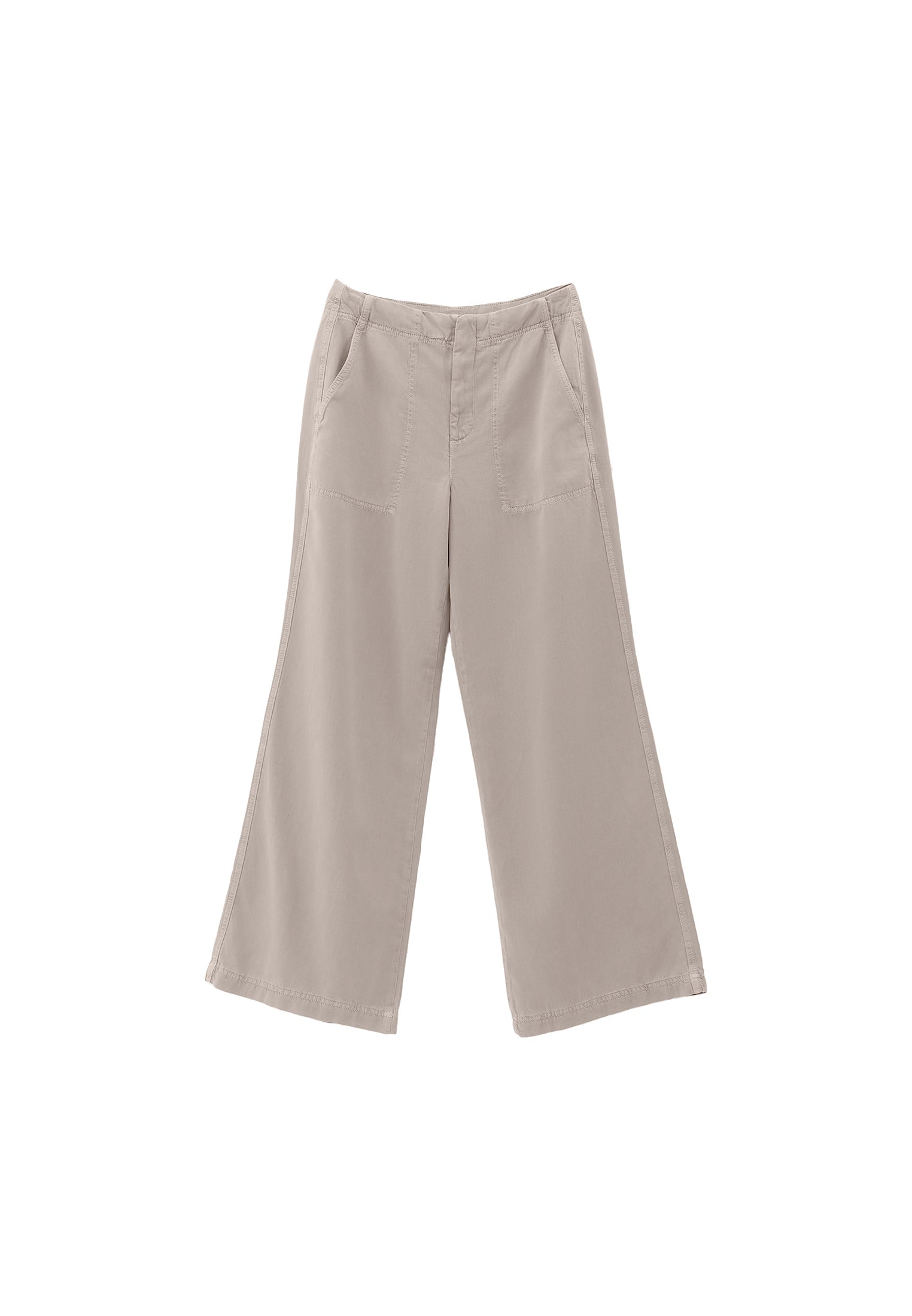 Wide Leg Trousers - ANTIK SIMPLY TAUPE