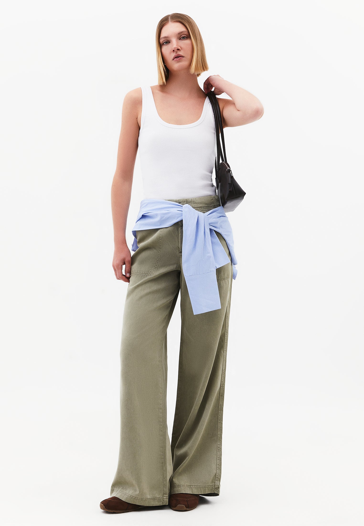 Wide Leg Trousers - ANTIK TEA
