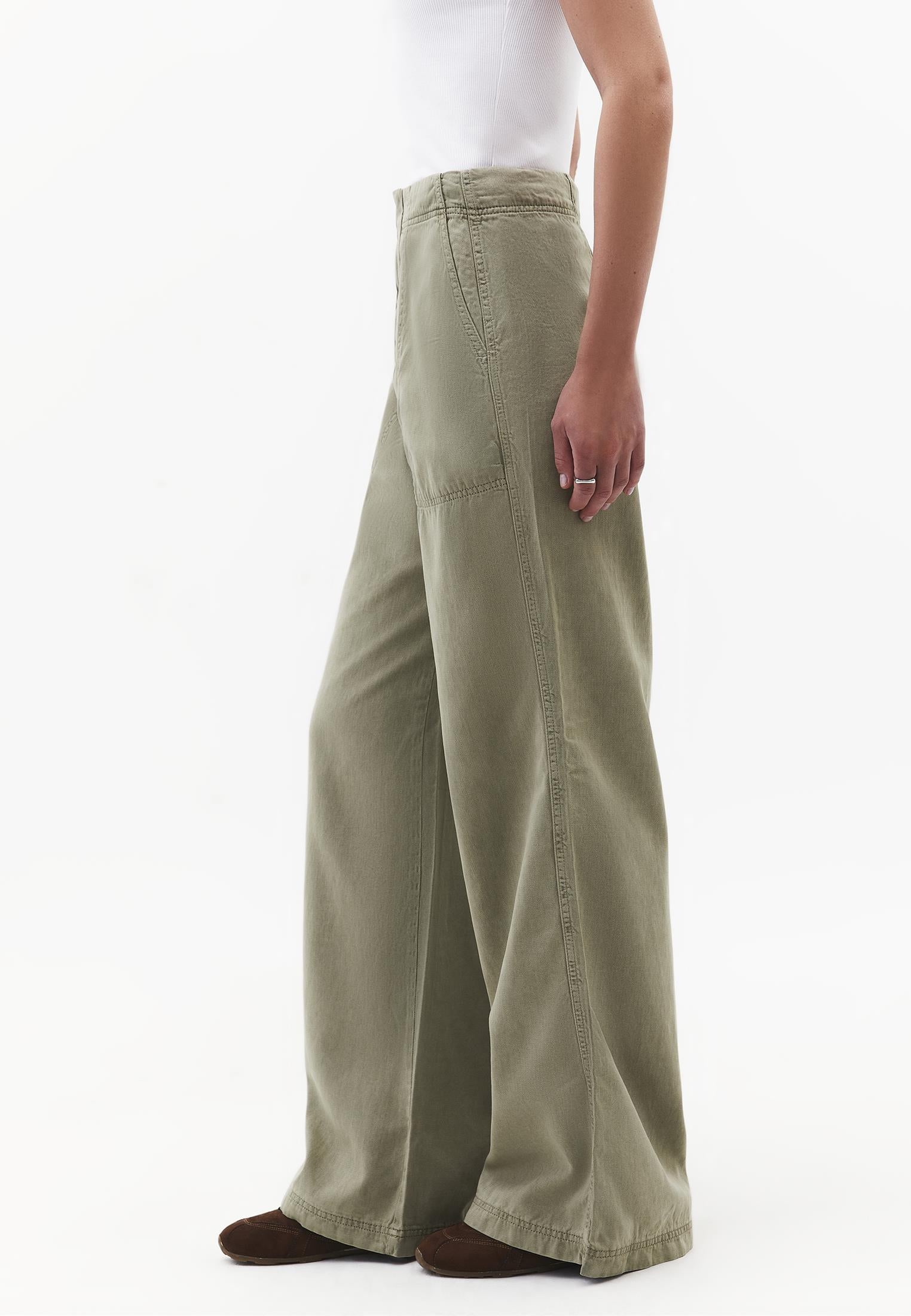 Wide Leg Trousers - ANTIK TEA