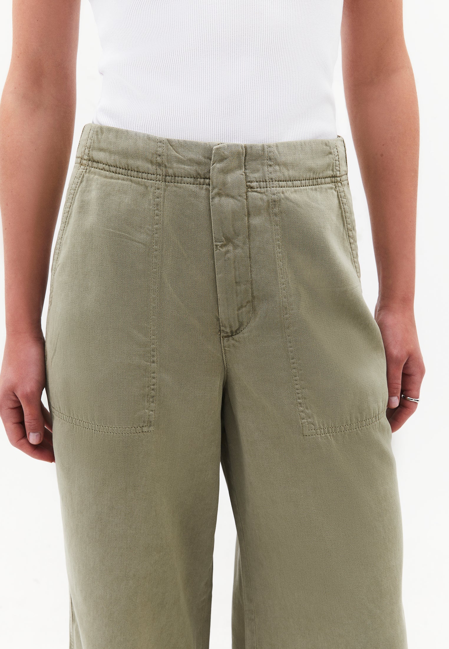 Wide Leg Trousers - ANTIK TEA