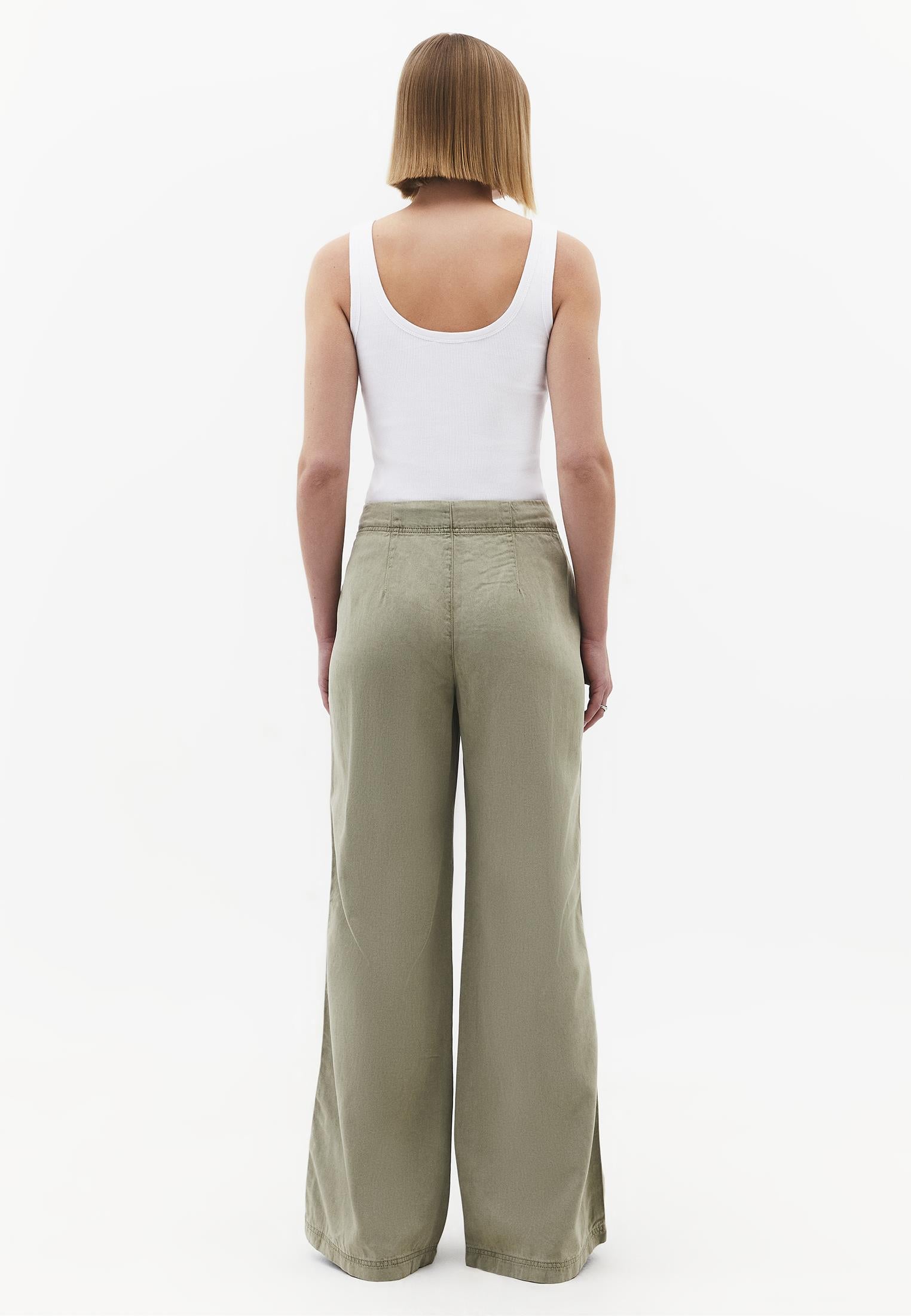 Wide Leg Trousers - ANTIK TEA