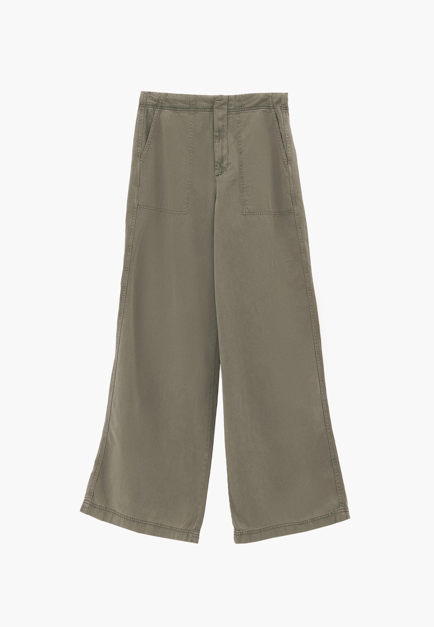 Wide Leg Trousers - ANTIK TEA