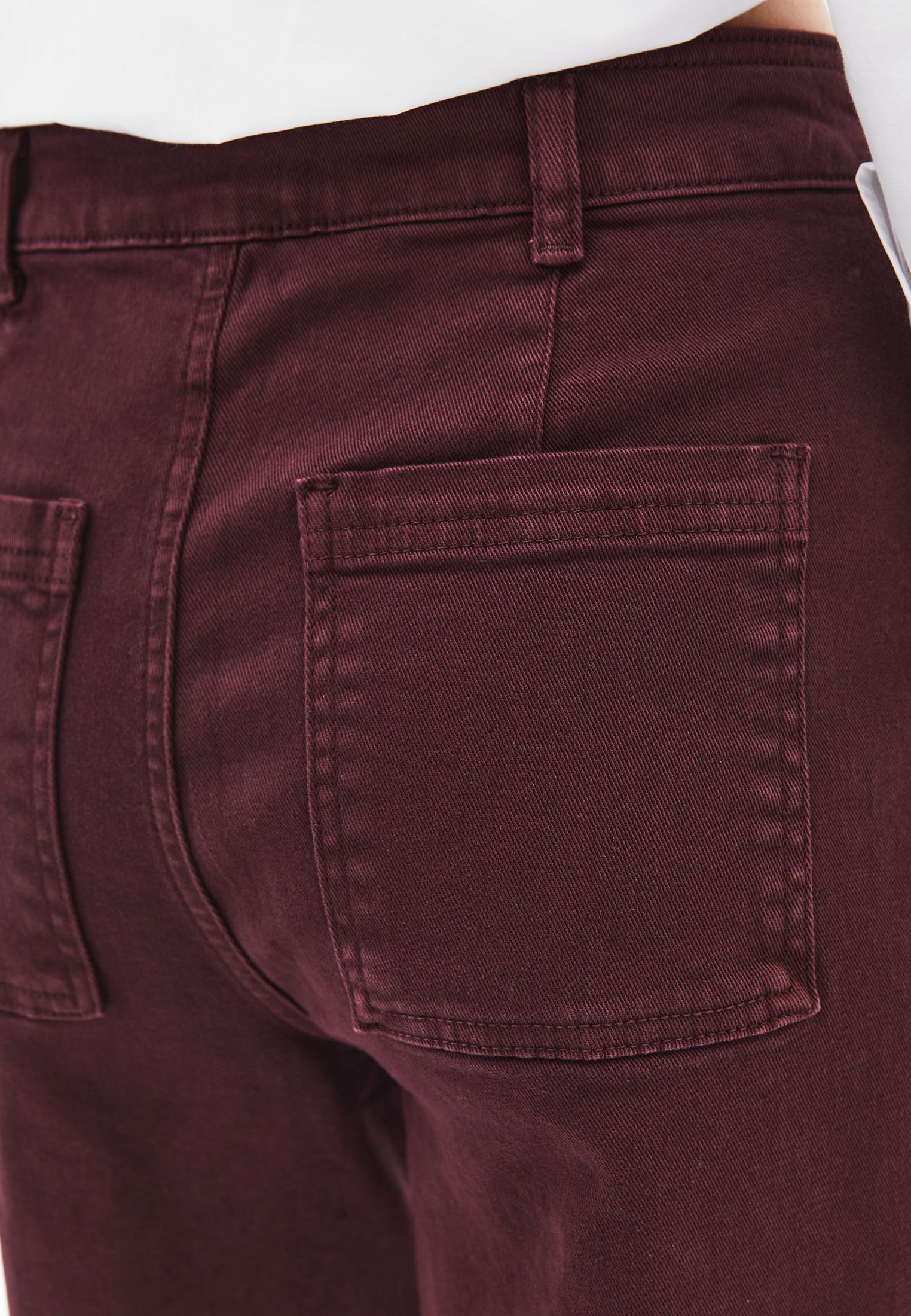 Wide Leg Trousers With Pocket Detail - ANTIK WINETASTING