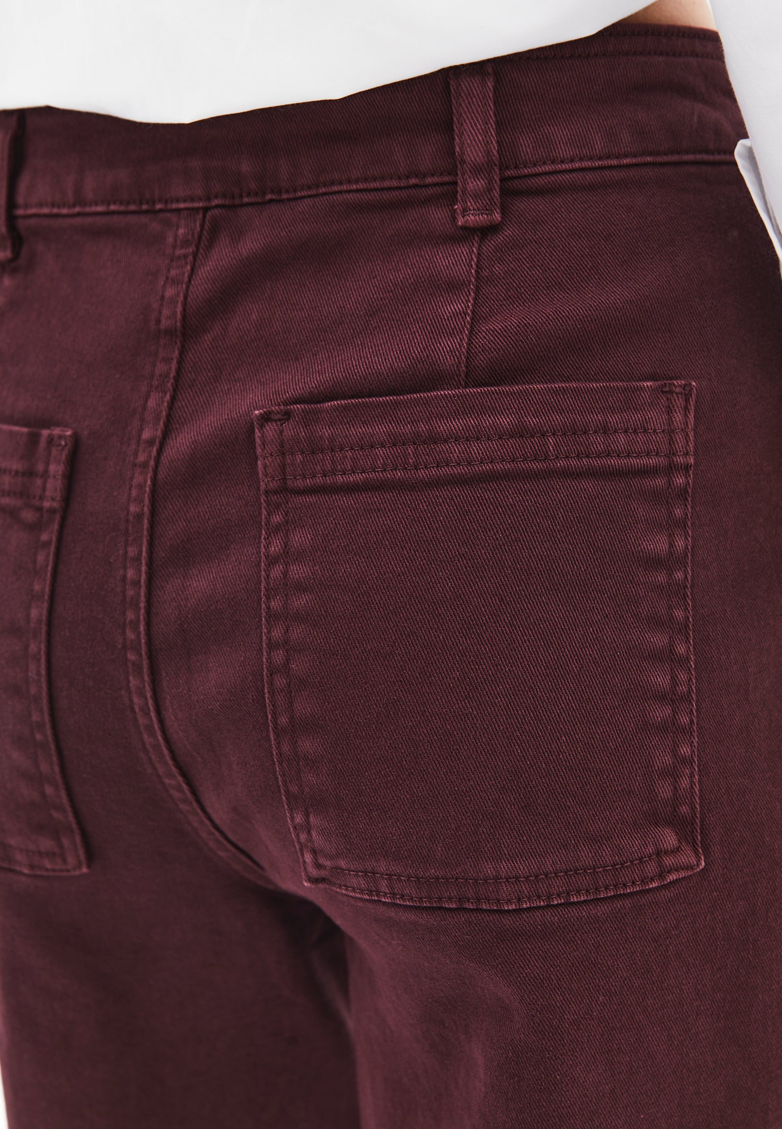 Wide Leg Trousers With Pocket Detail - ANTIK WINETASTING