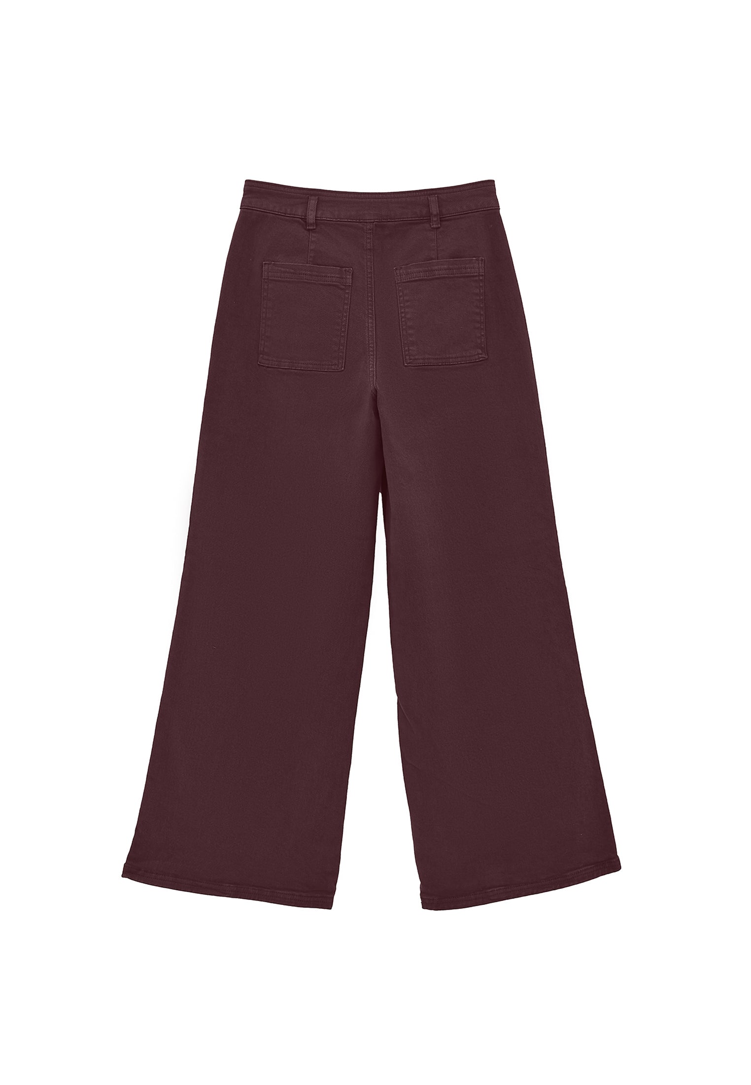 Wide Leg Trousers With Pocket Detail - ANTIK WINETASTING