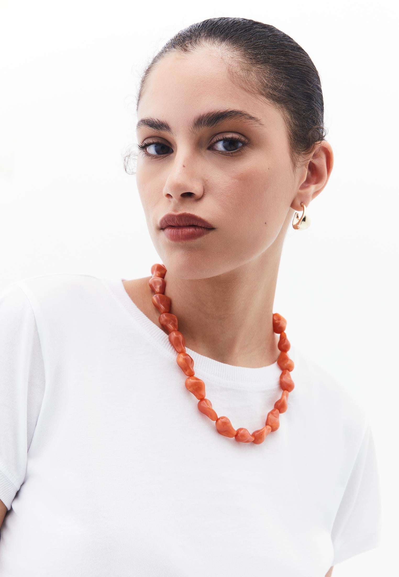 Necklace - APRICOT ORANGE