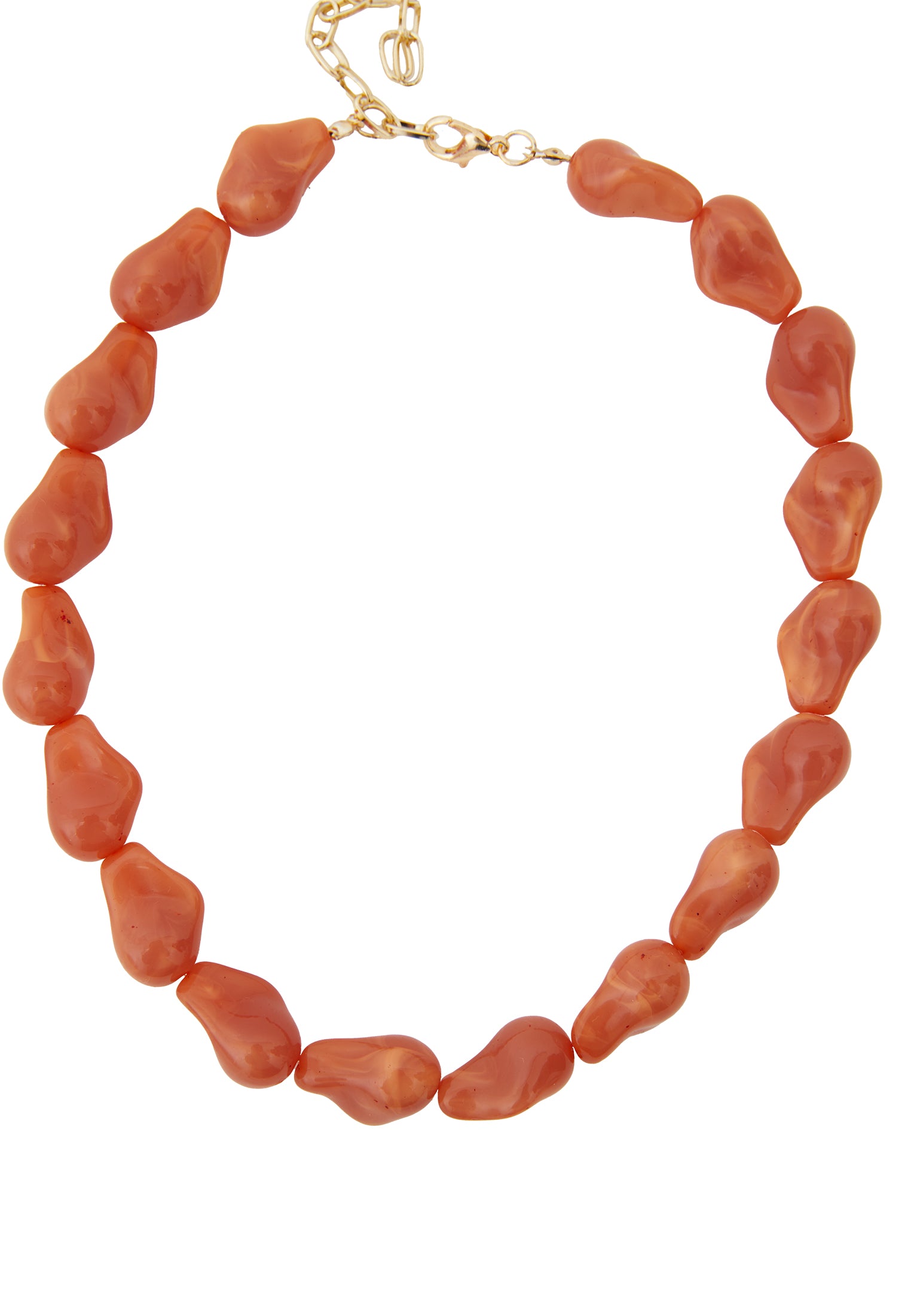 Necklace - APRICOT ORANGE