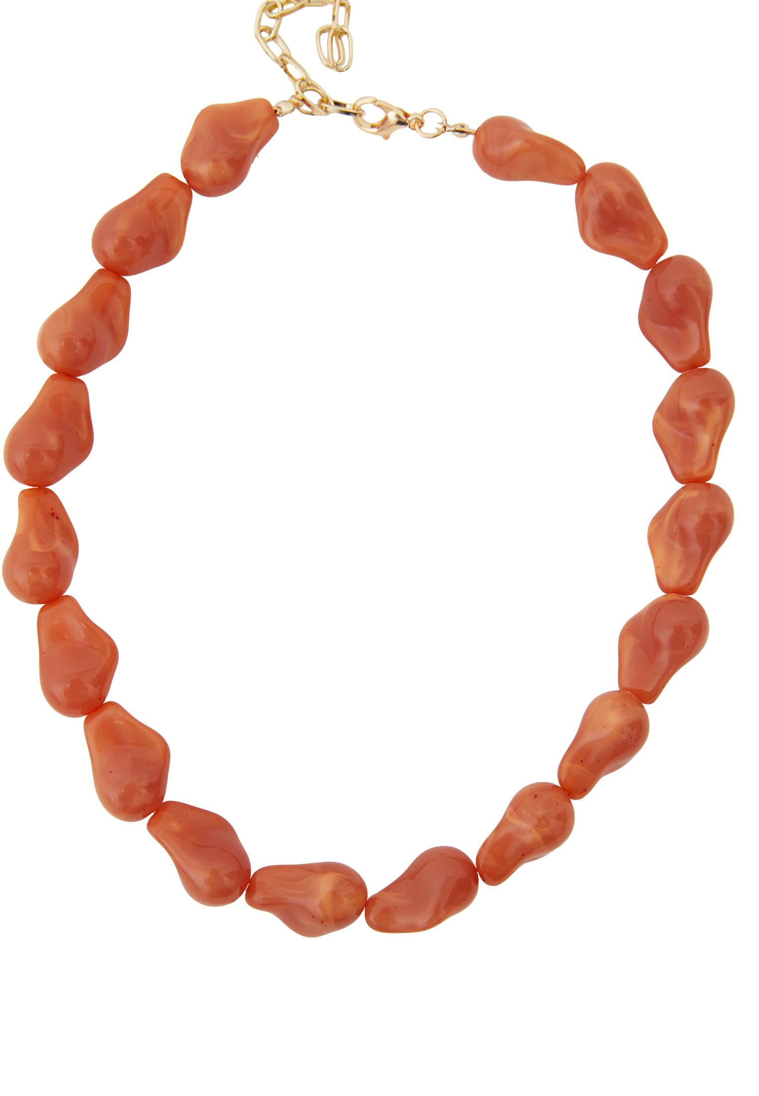 Necklace - APRICOT ORANGE