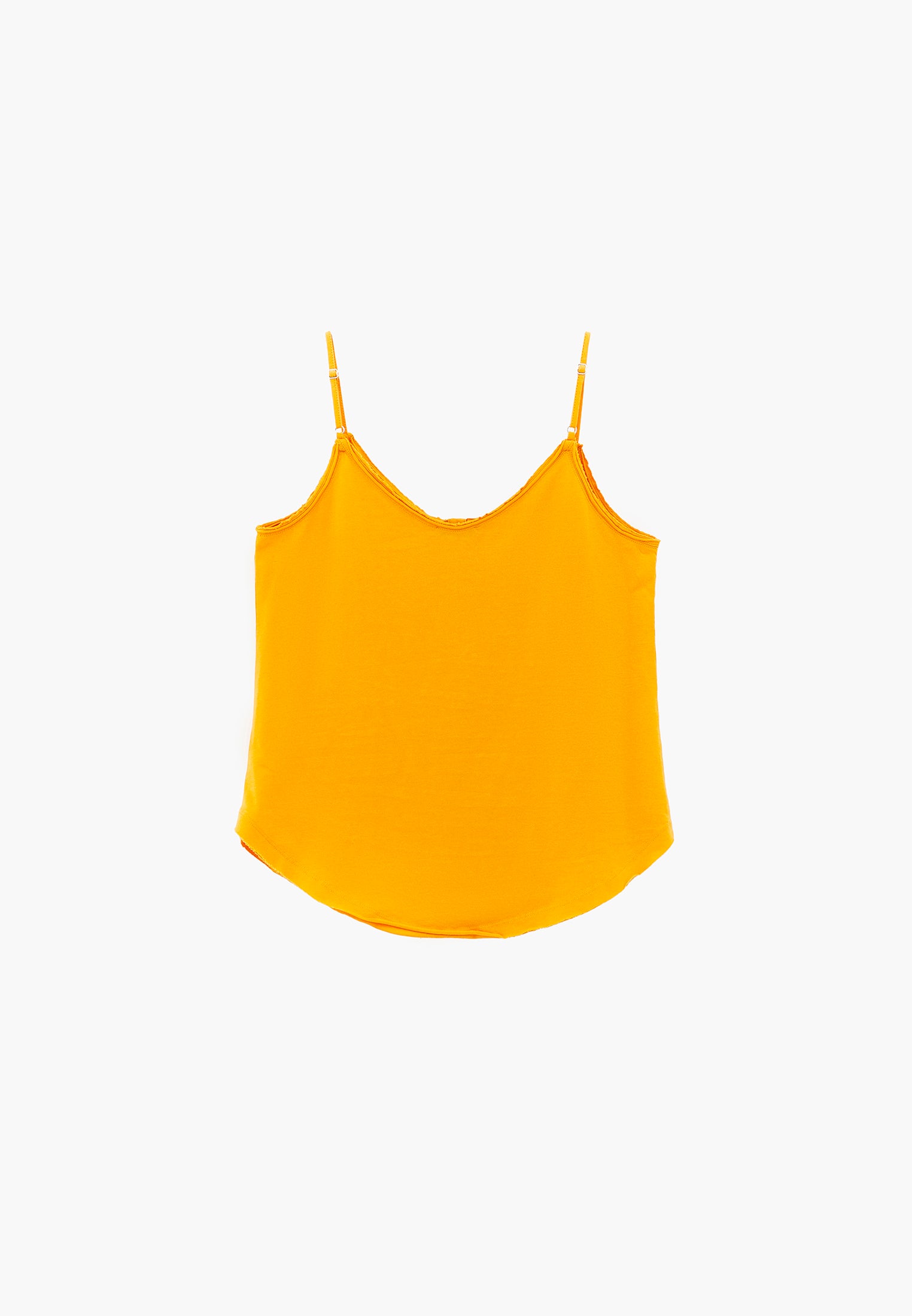Loose V-Neck Top With Button Details - APRICOT